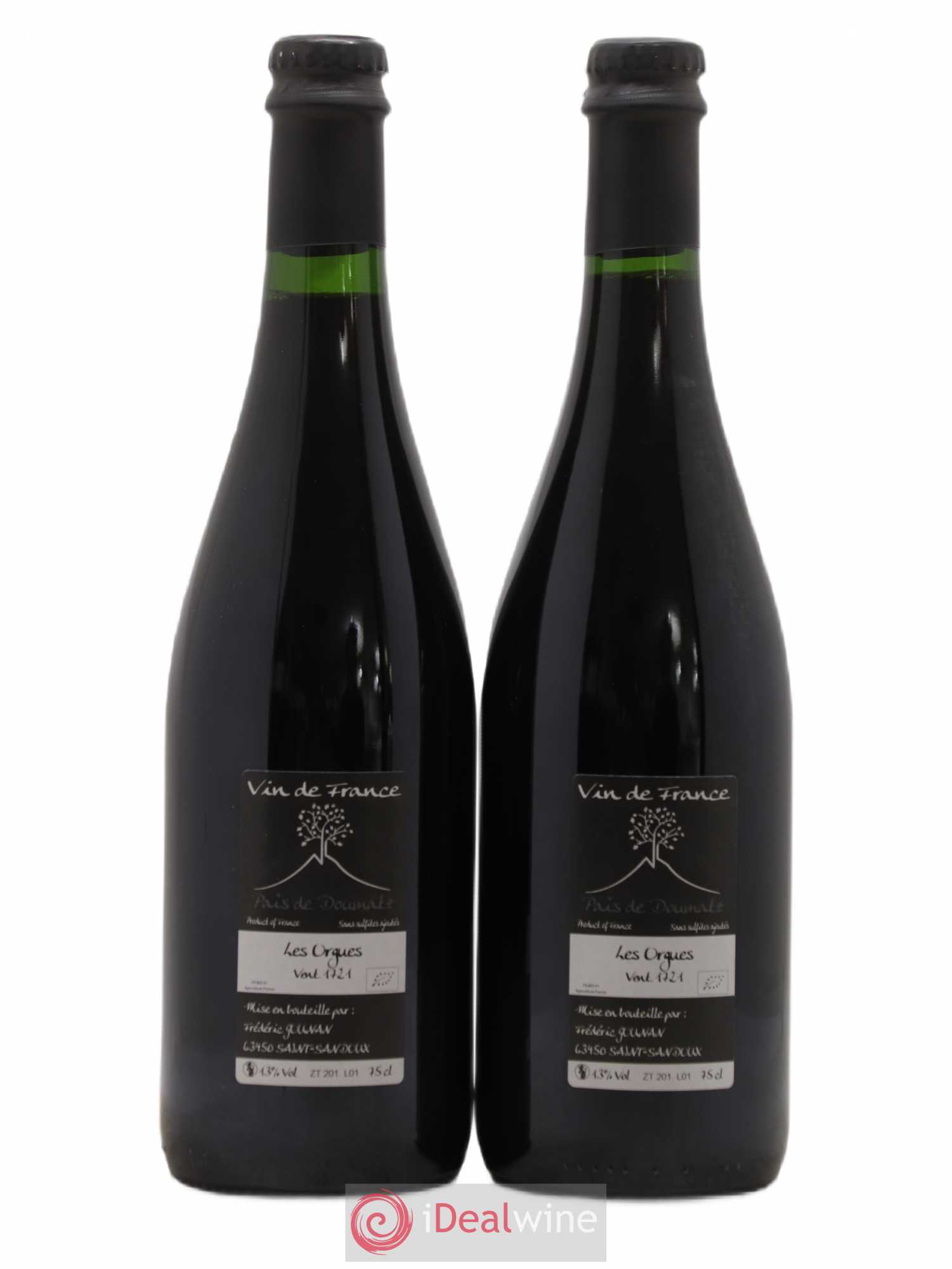 Vin de France Les Orgues Vignoble de l'Arbre Blanc 2017 - Lot de 2 bouteilles - 1