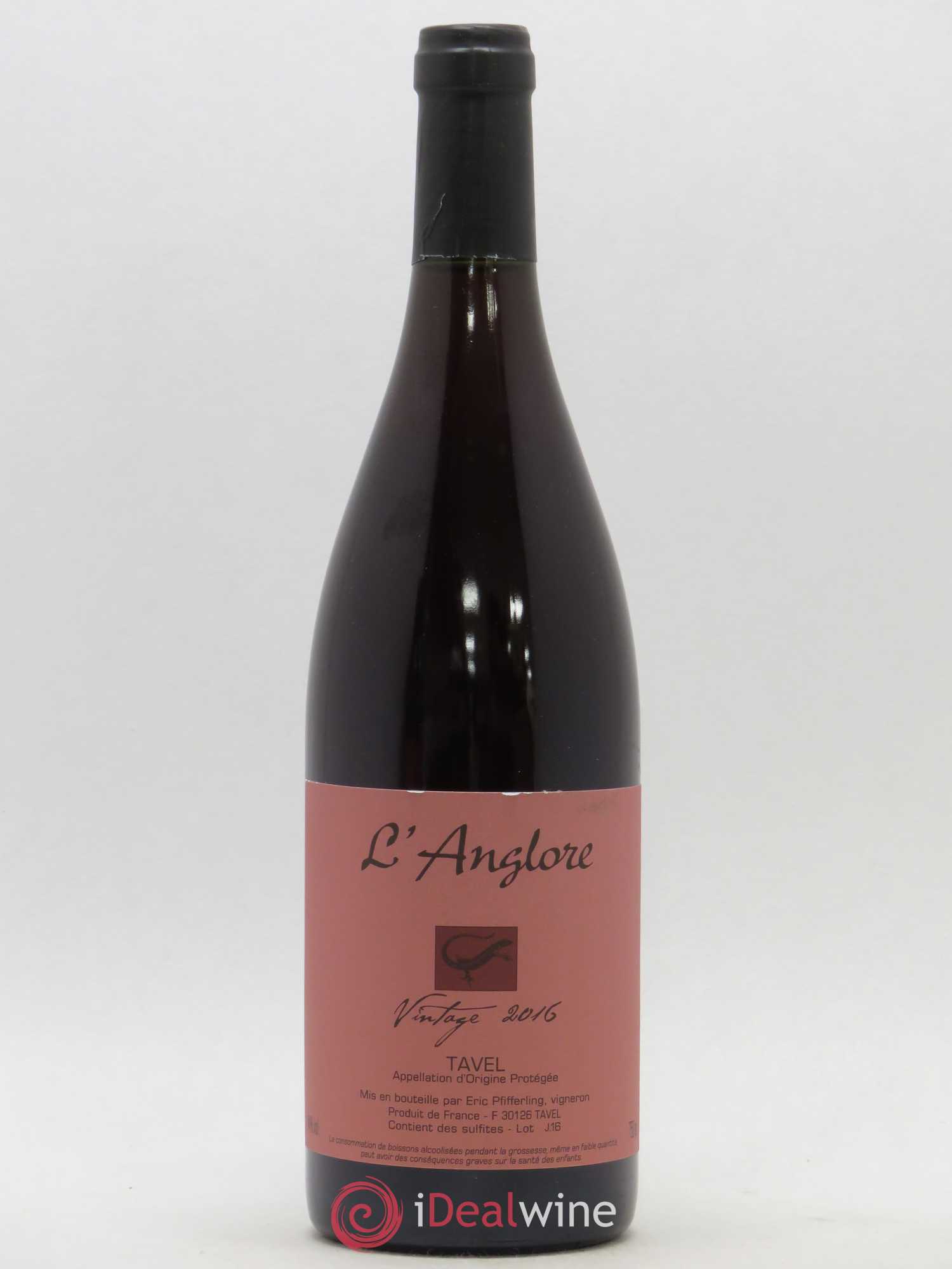 Tavel Vintage L'Anglore 2016 - Lot de 1 bouteille - 0