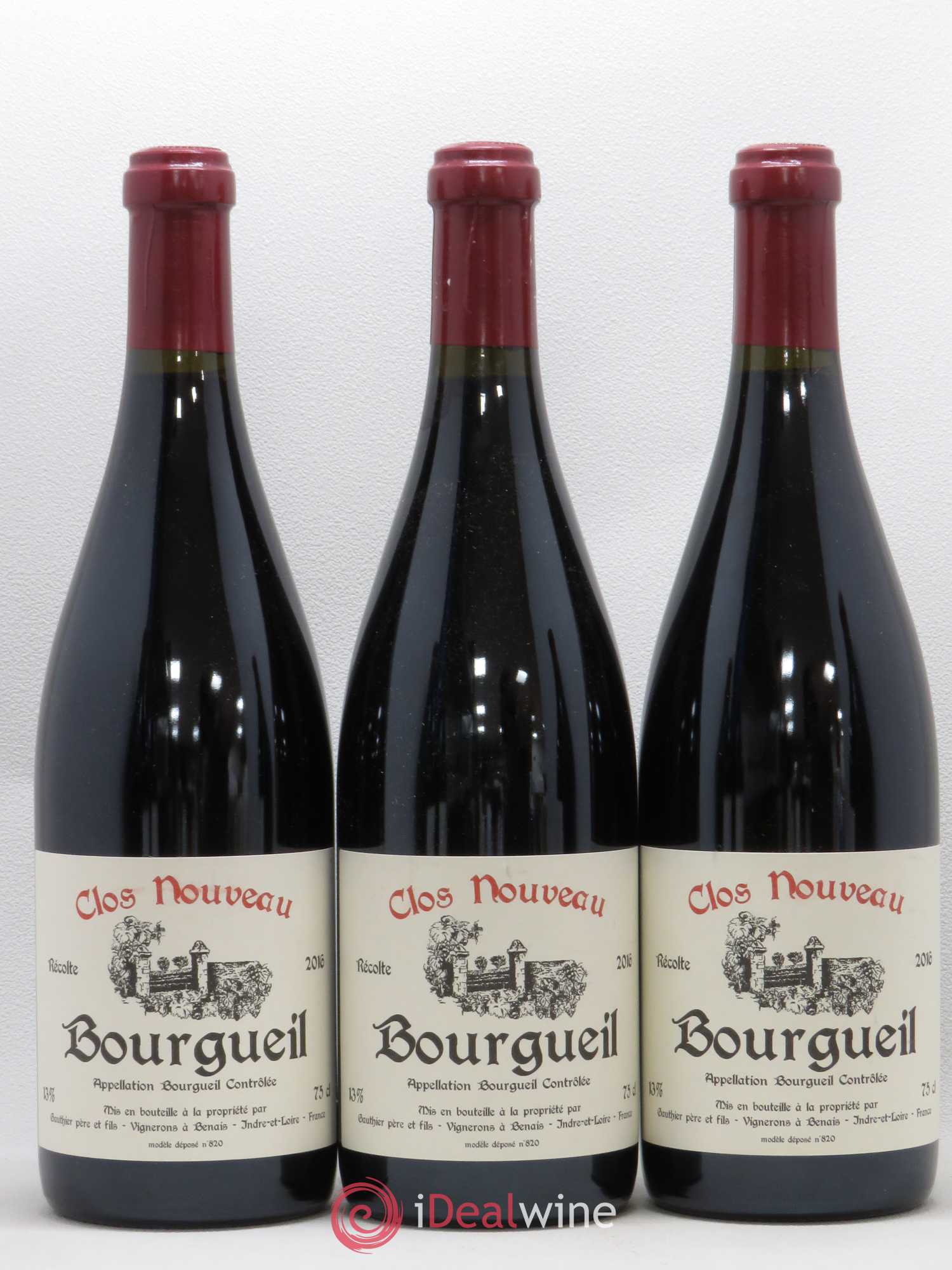 Bourgueil Clos Nouveau Domaine du Bel Air 2016 - Lot de 6 bouteilles - 2