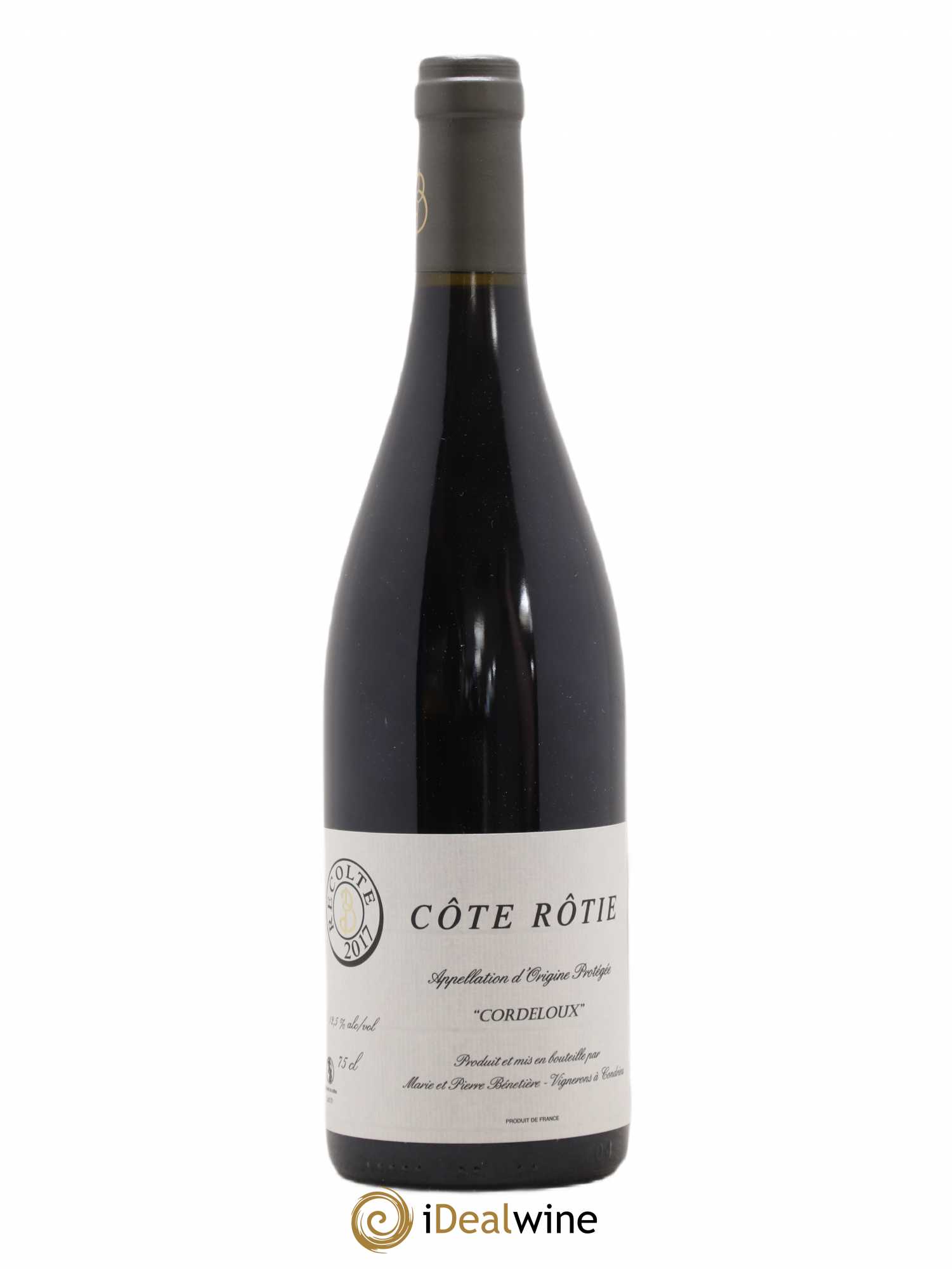 Côte-Rôtie Cordeloux Marie et Pierre Bénetière (Domaine) 2017 - Lot de 1 bouteille - 0