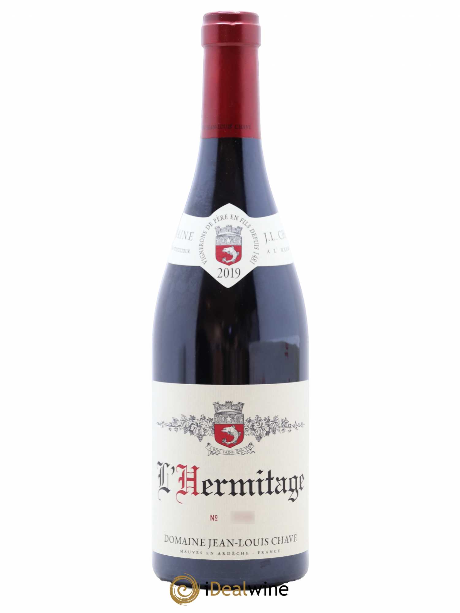 Hermitage Jean-Louis Chave 2019 - Lot de 1 bouteille - 0