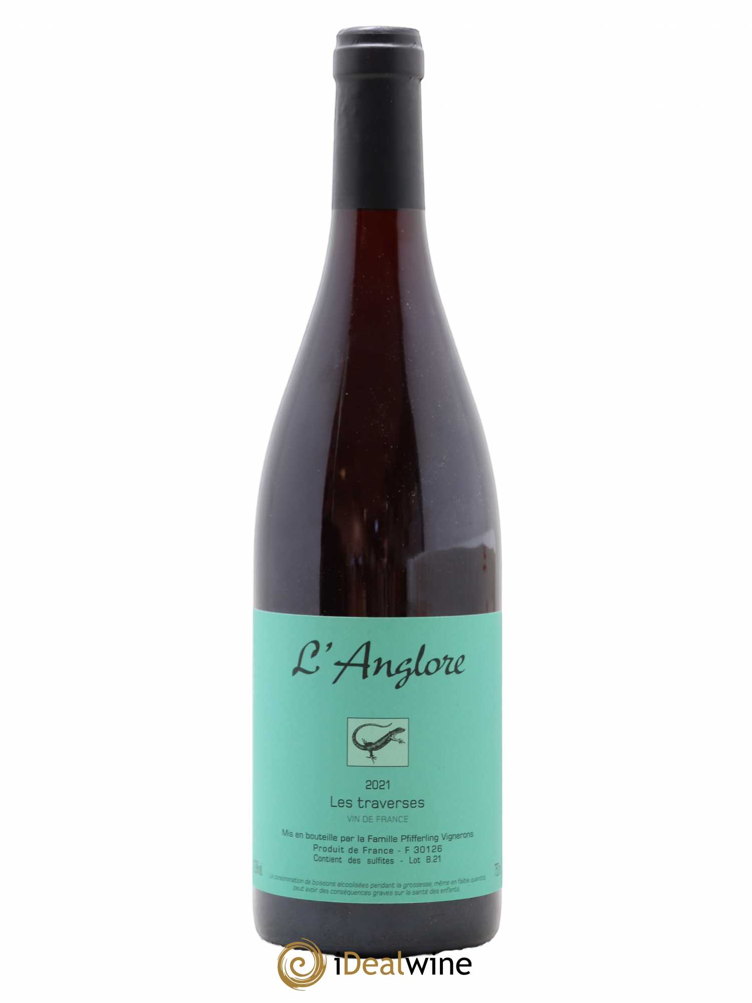 Vin de France Les Traverses L'Anglore 2021 - Lot de 1 bouteille - 0