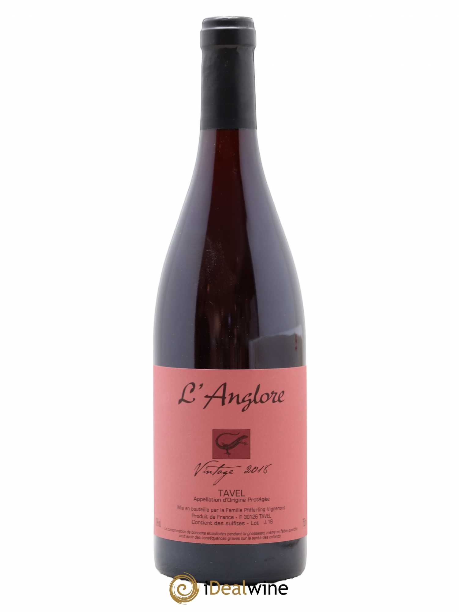 Tavel Vintage L'Anglore 2018 - Lot de 1 bouteille - 0