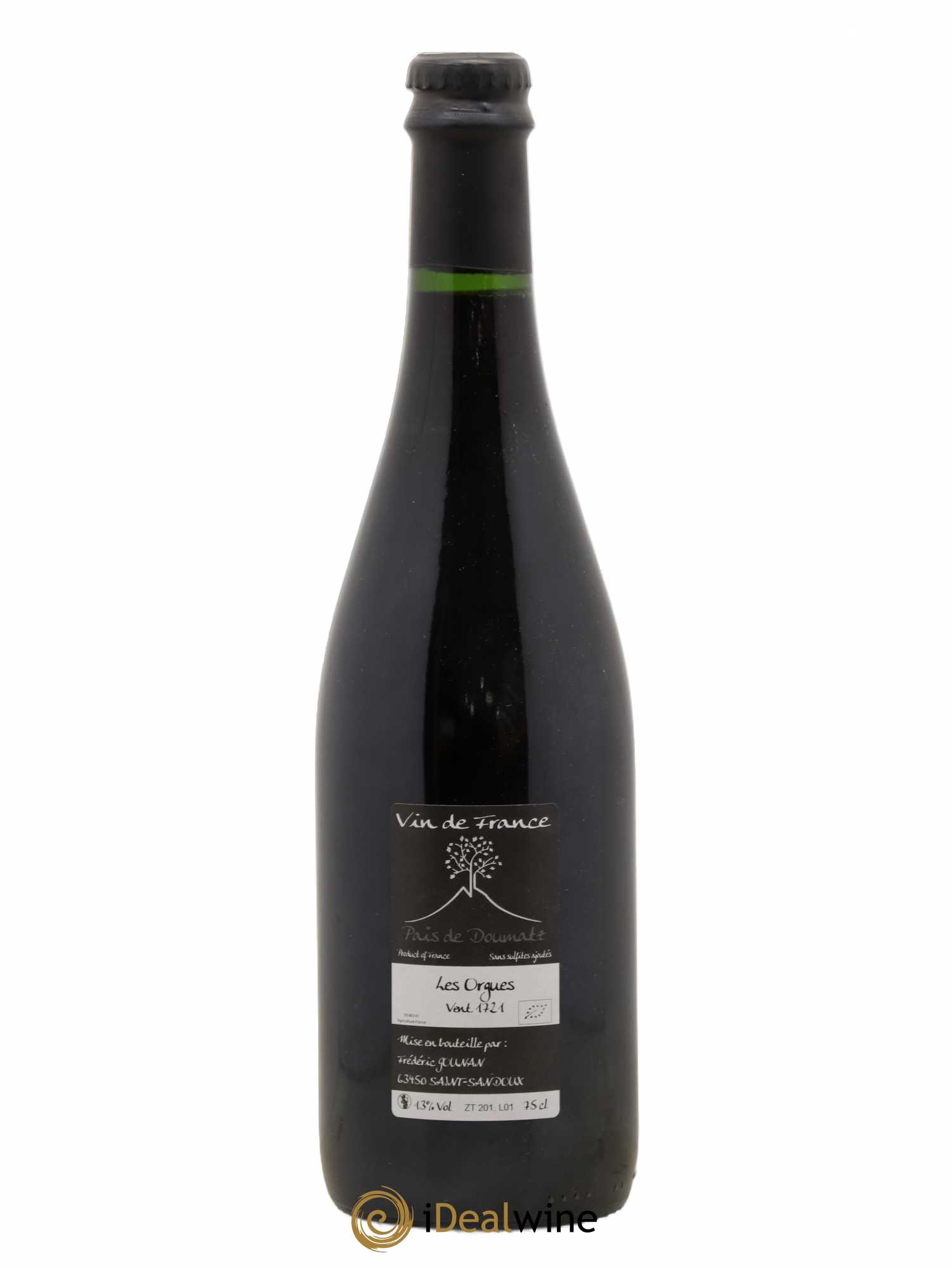 Vin de France Les Orgues Vignoble de l'Arbre Blanc 2017 - Lot de 1 bouteille - 1