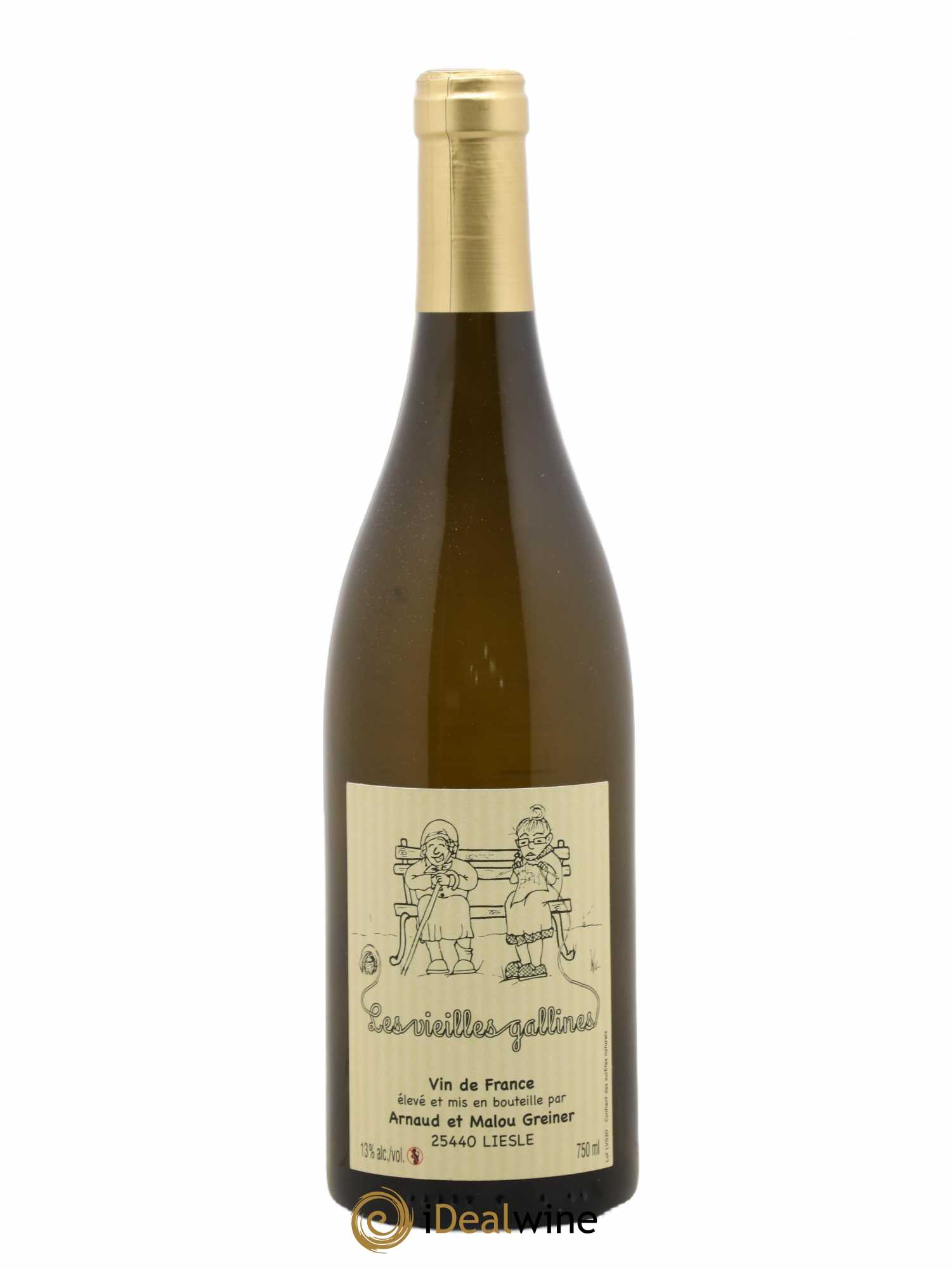 Vin de France Les Vieilles Galines Arnaud & Malou Greiner 2020 - Lot de 1 bouteille - 0