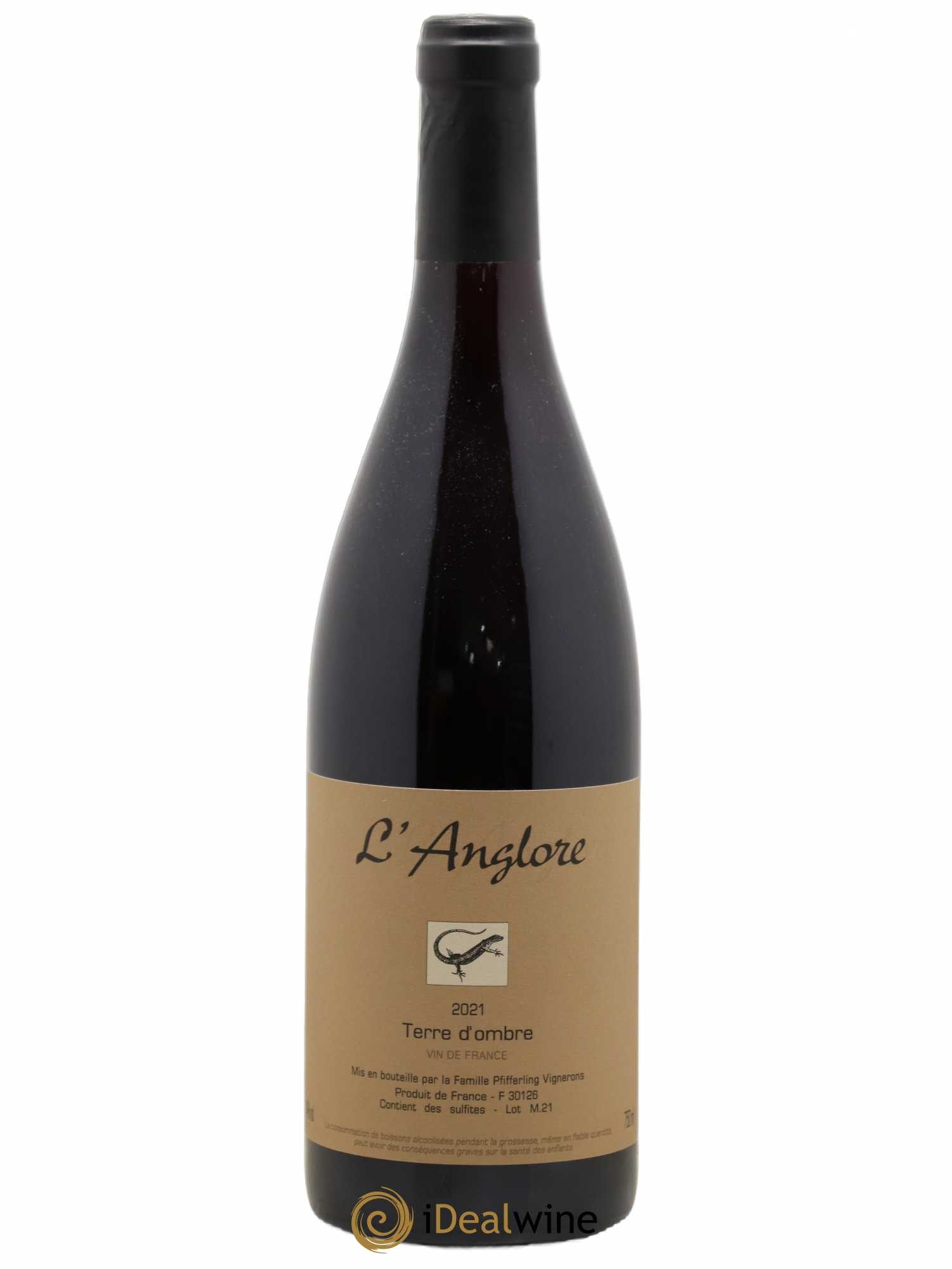Vin de France Terre d'Ombre L'Anglore 2021 - Lot de 1 bouteille - 0