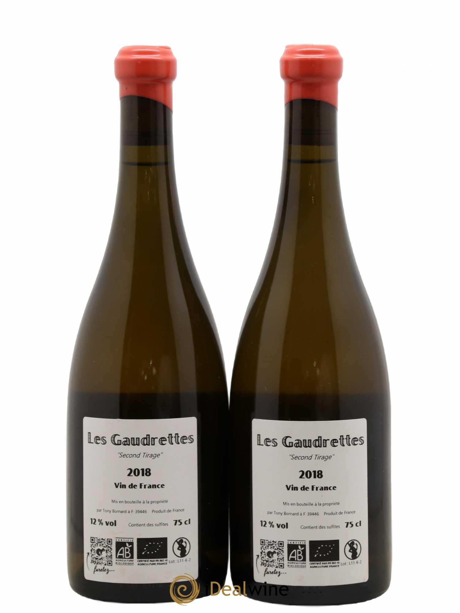 Côtes du Jura Les Gaudrettes Bornard 2018 - Lot de 2 bouteilles - 1