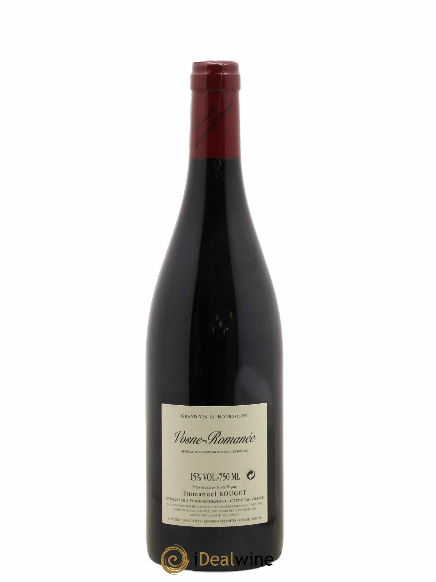 Vosne-Romanée Emmanuel Rouget 2019 - Lot de 1 bouteille - 1