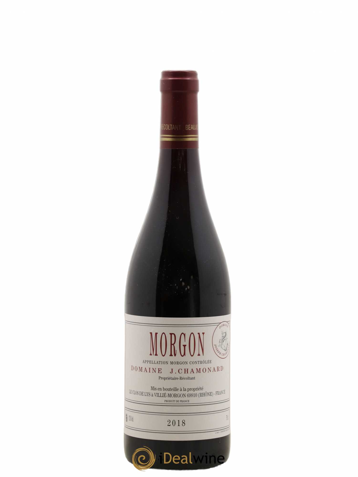 Morgon Joseph Chamonard (Domaine) 2018 - Lot de 1 bouteille - 0