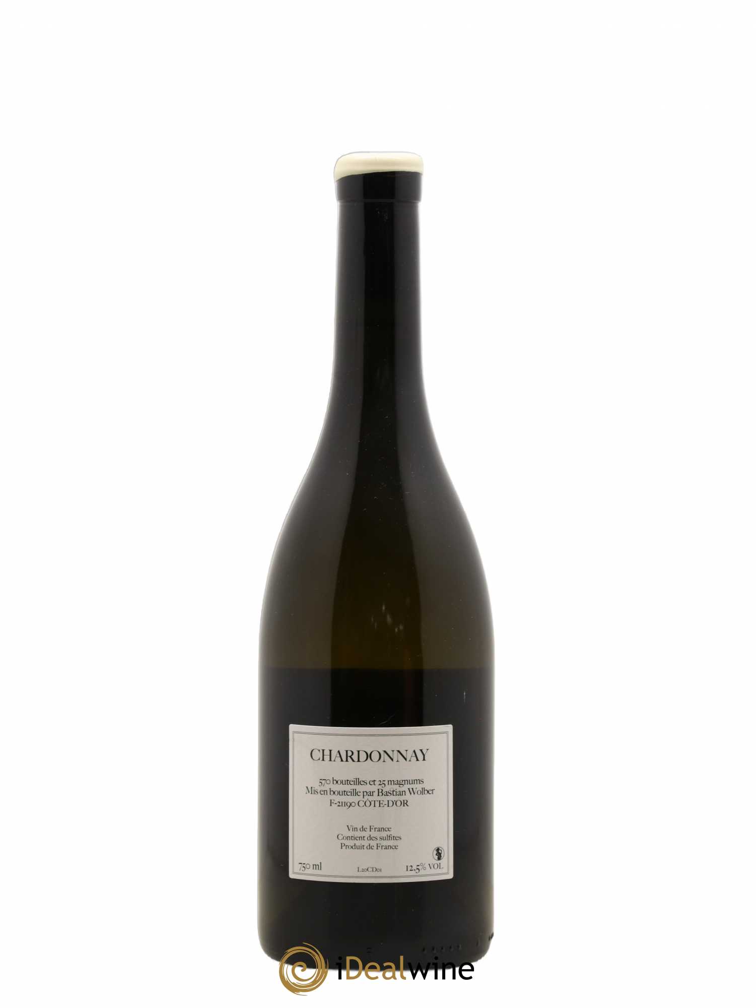 Vin de France Chardonnay Laisse Tomber Bastian Wolber 2020 - Posten von 1 Flasche - 1