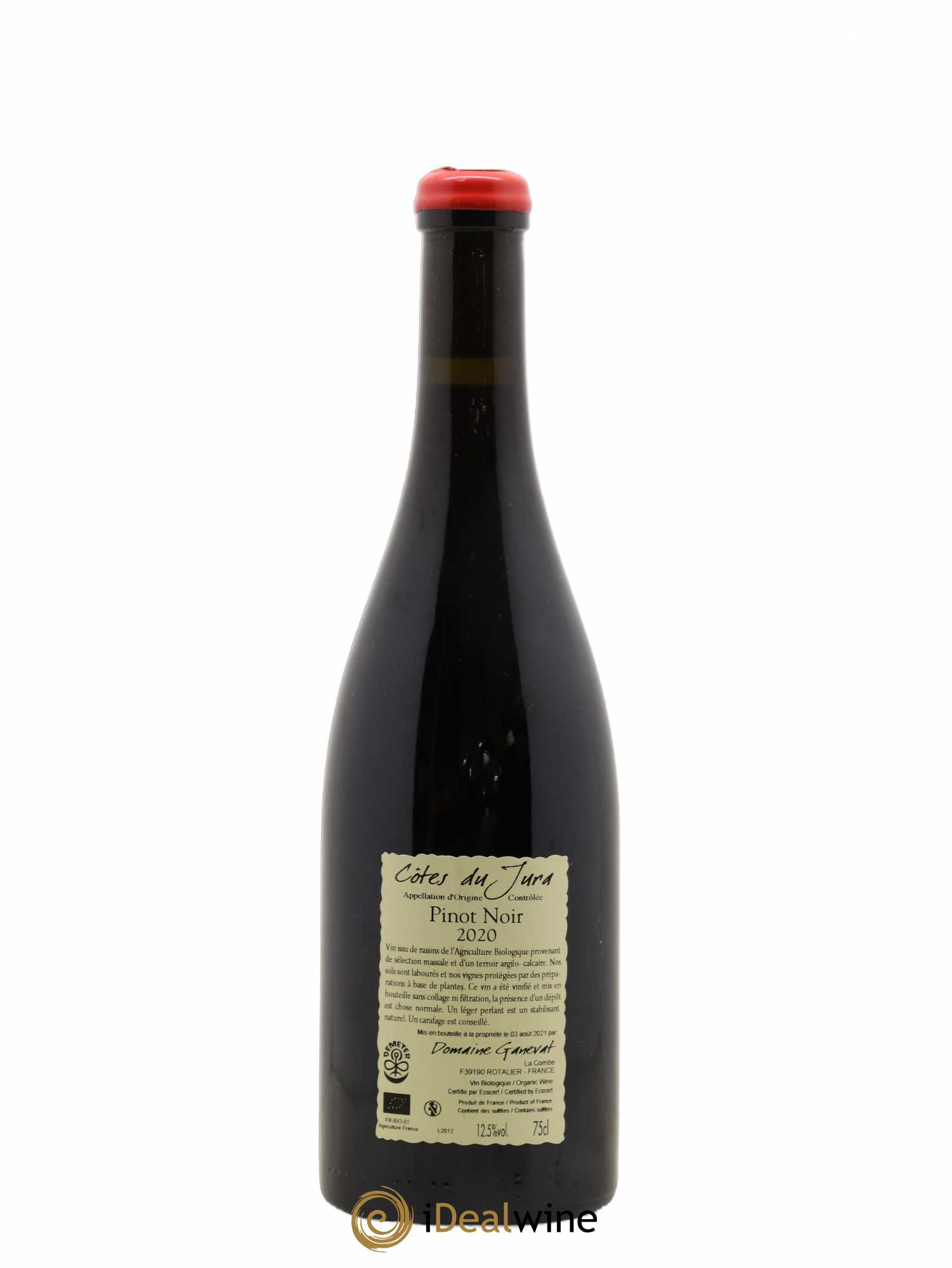 Côtes du Jura Julien En Billat Jean-François Ganevat (Domaine) 2020 - Lot de 1 bouteille - 1