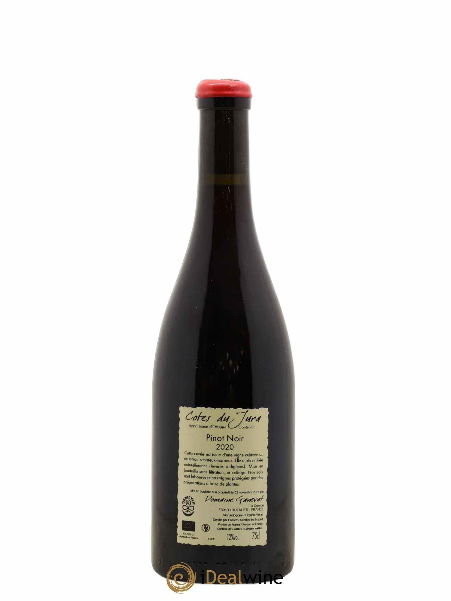 Côtes du Jura Pinot Noir En Billat Jean-François Ganevat (Domaine) 2020 - Lot de 1 bouteille - 1