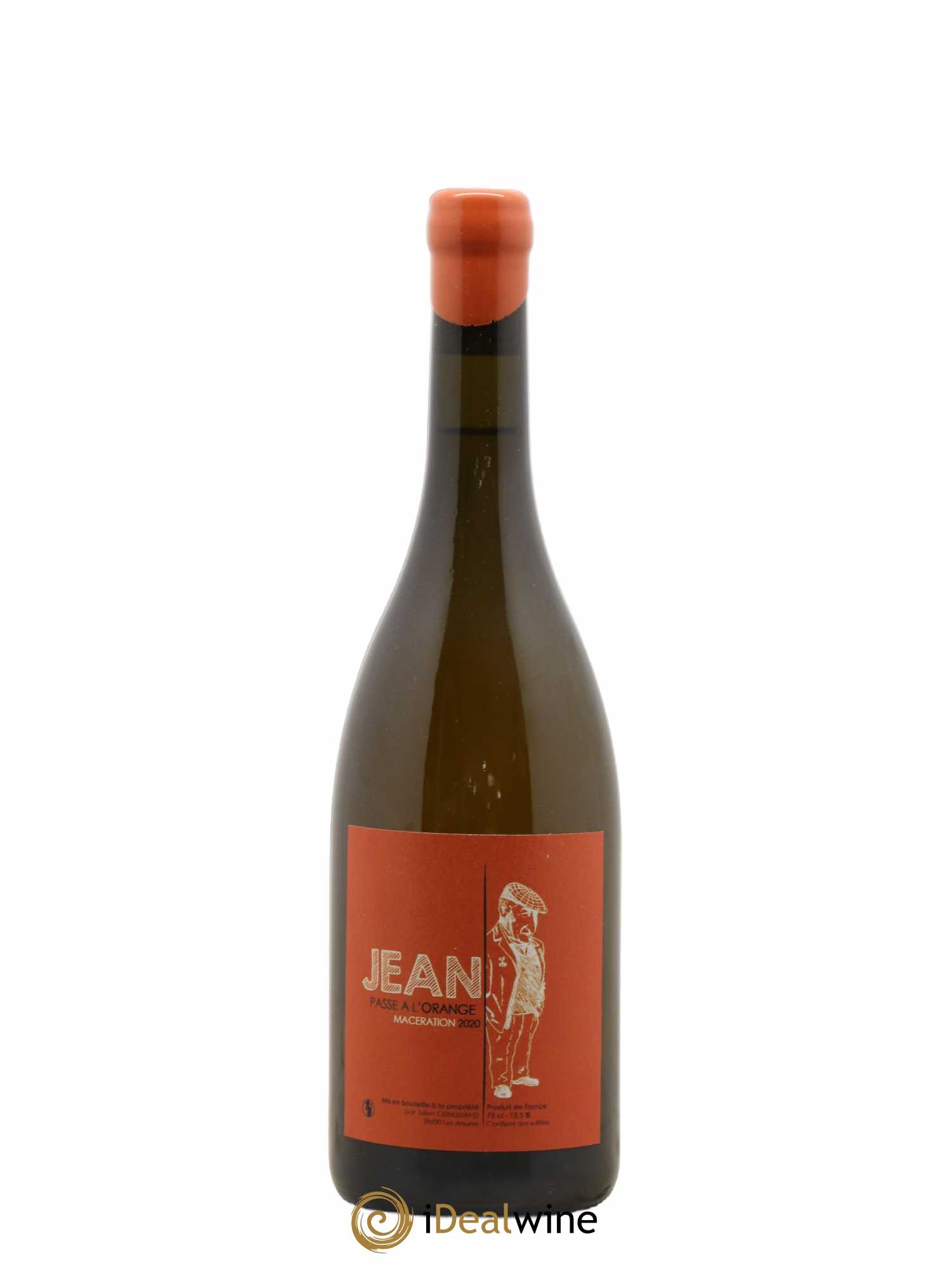 Vin de France Jean Passe à l'Orange Julien Crinquand 2020 - Posten von 1 Flasche - 0
