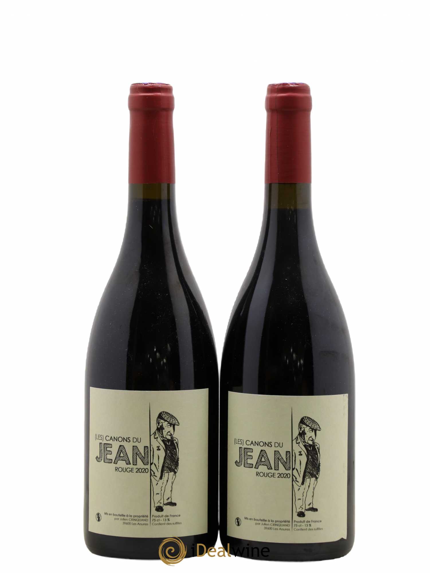 Vin de France Les Canons du Jean Julien Crinquand 2020 - Posten von 2 Flaschen - 0