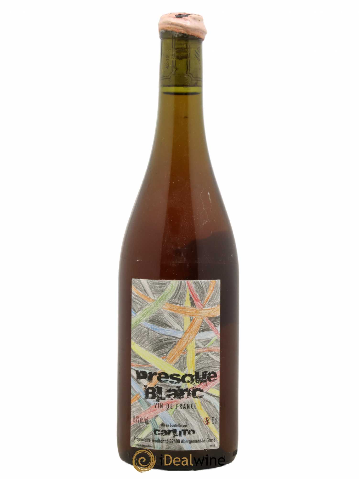 Vin de France Presque Blanc Carlito 2018 - Posten von 1 Flasche - 0