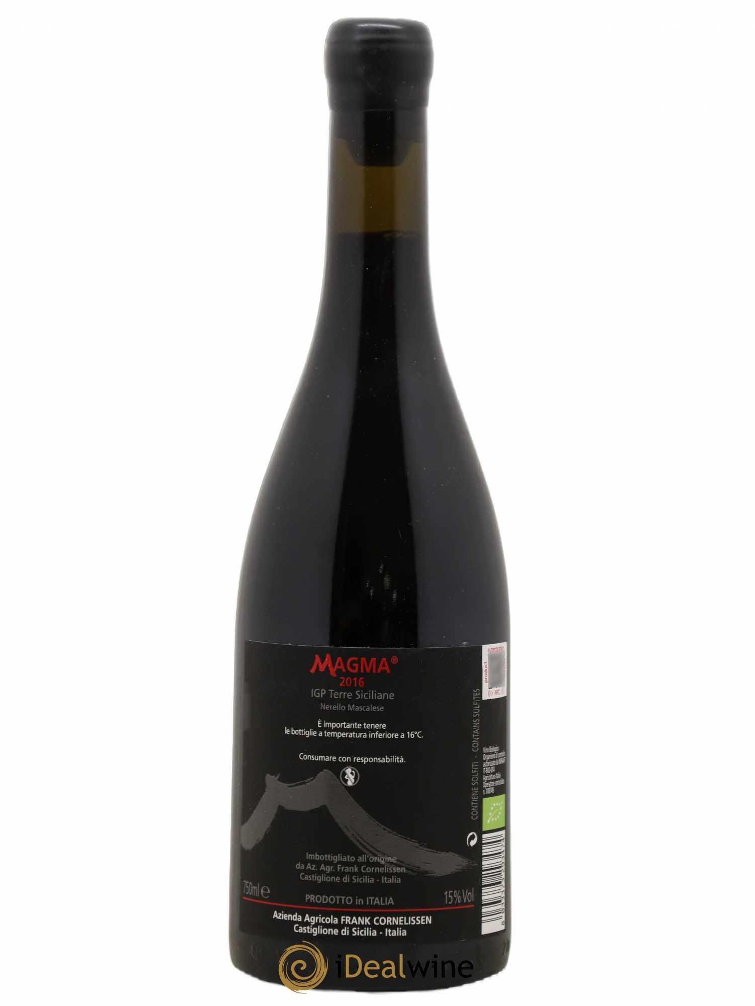 Terre Siciliane IGT Magma Frank Cornelissen 2016 - Lot de 1 bouteille - 1
