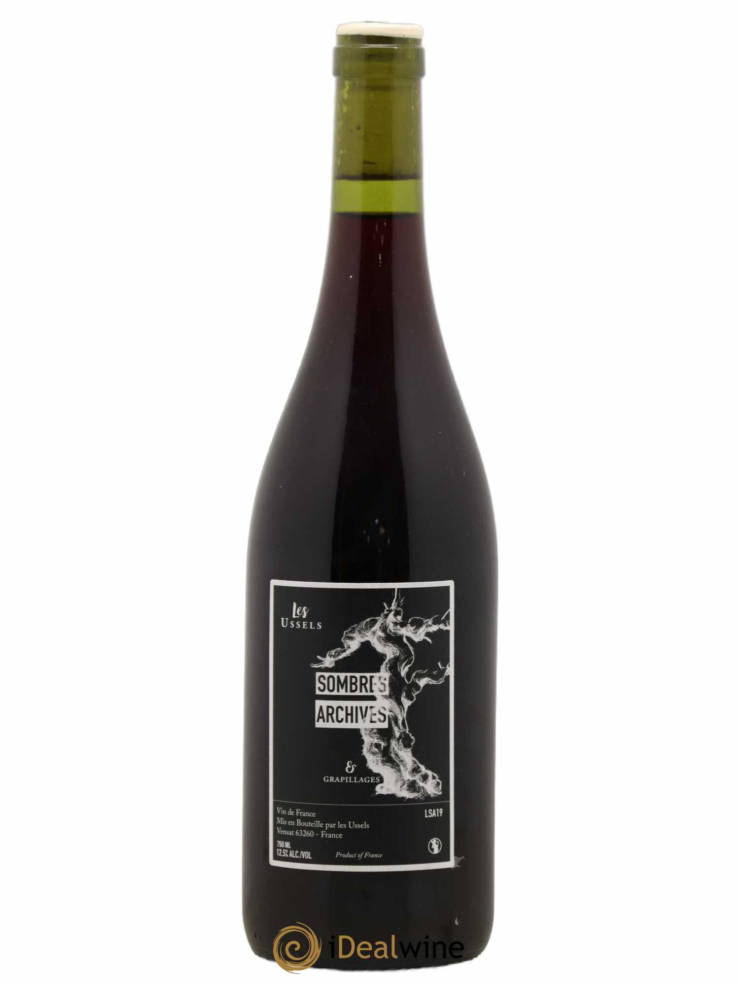 Vin de France Sombres Archives Les Ussels 2019 - Posten von 1 Flasche - 0