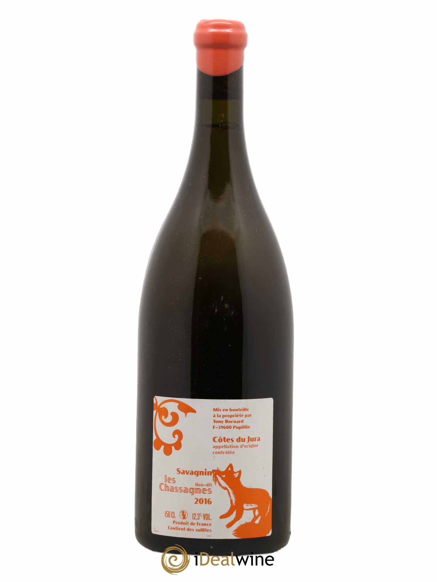 Côtes du Jura Les Chassagnes Savagnin Ouillé Bornard 2016 - Lot de 1 magnum - 0