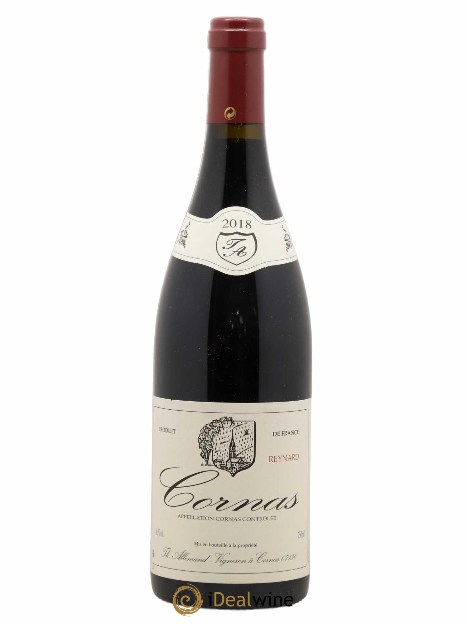 Cornas Reynard Thierry Allemand 2018 - Lot de 1 bouteille - 0