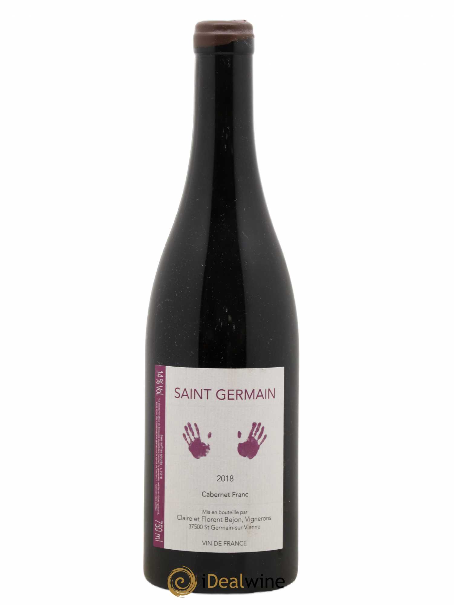 Vin de France Saint-Germain Bejon 2018 - Lot de 1 bouteille - 0