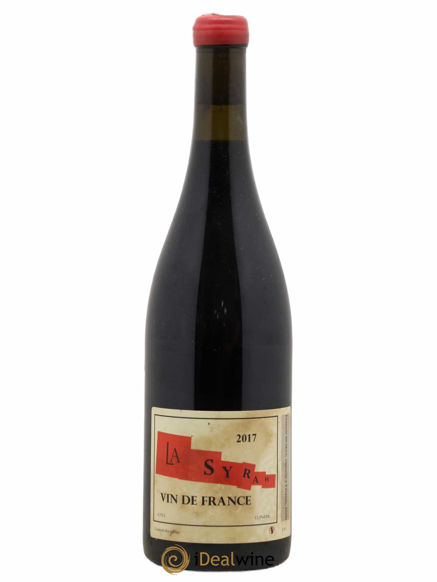Vin de France La Syrah François Dumas 2017 - Lot de 1 bouteille - 0