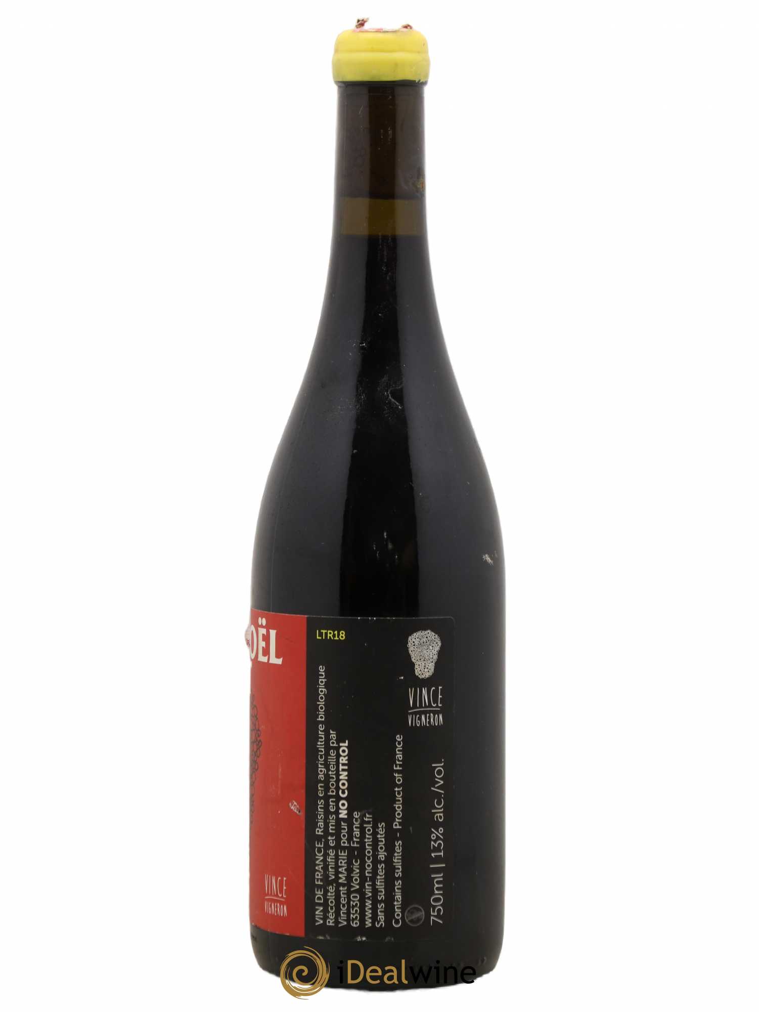 Vin de France Tournoel Riot No Control 2018 - Lot de 1 bouteille - 1