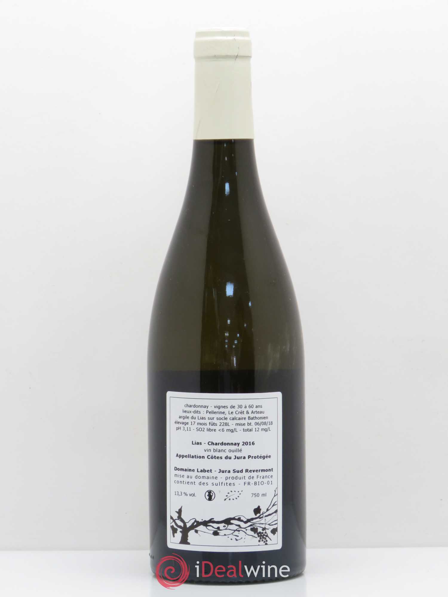 Côtes du Jura Lias Domaine Labet 2016 - Posten von 1 Flasche - 1