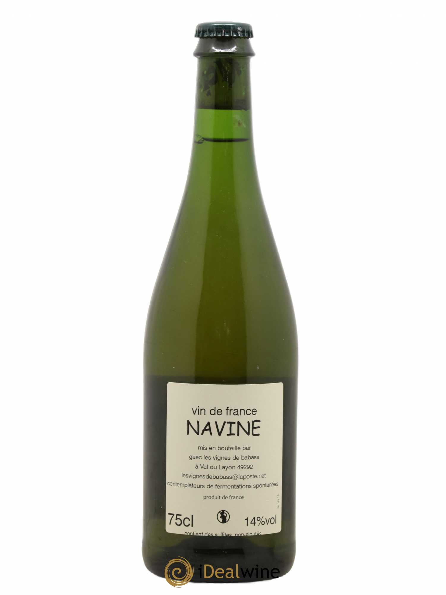 Vin de France Navine Les Vignes de Babass 2018 - Lot de 1 bouteille - 1