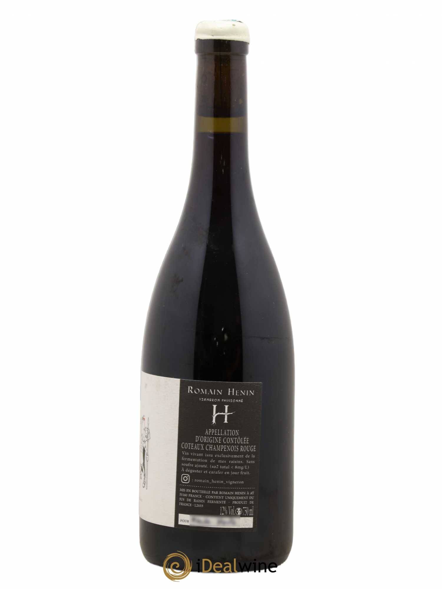 Coteaux Champenois mpqr Romaine Hénin 2019 - Lotto di 1 bottiglia - 1