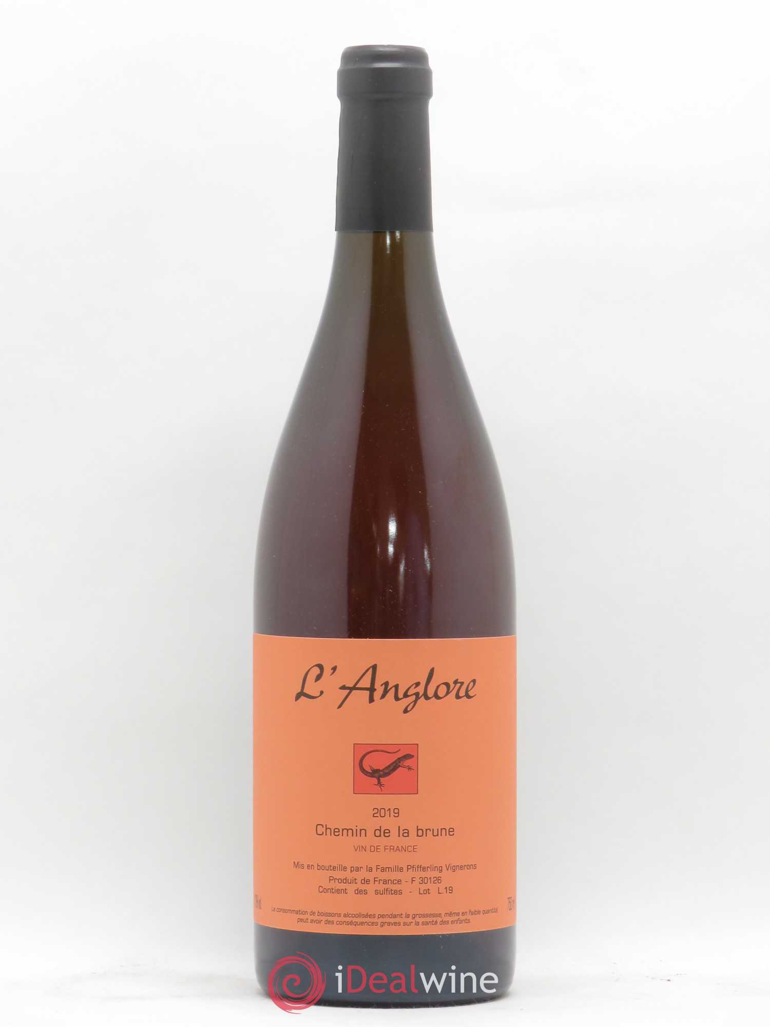 Vin de France Chemin de la brune L'Anglore 2019 - Lot de 1 bouteille - 0