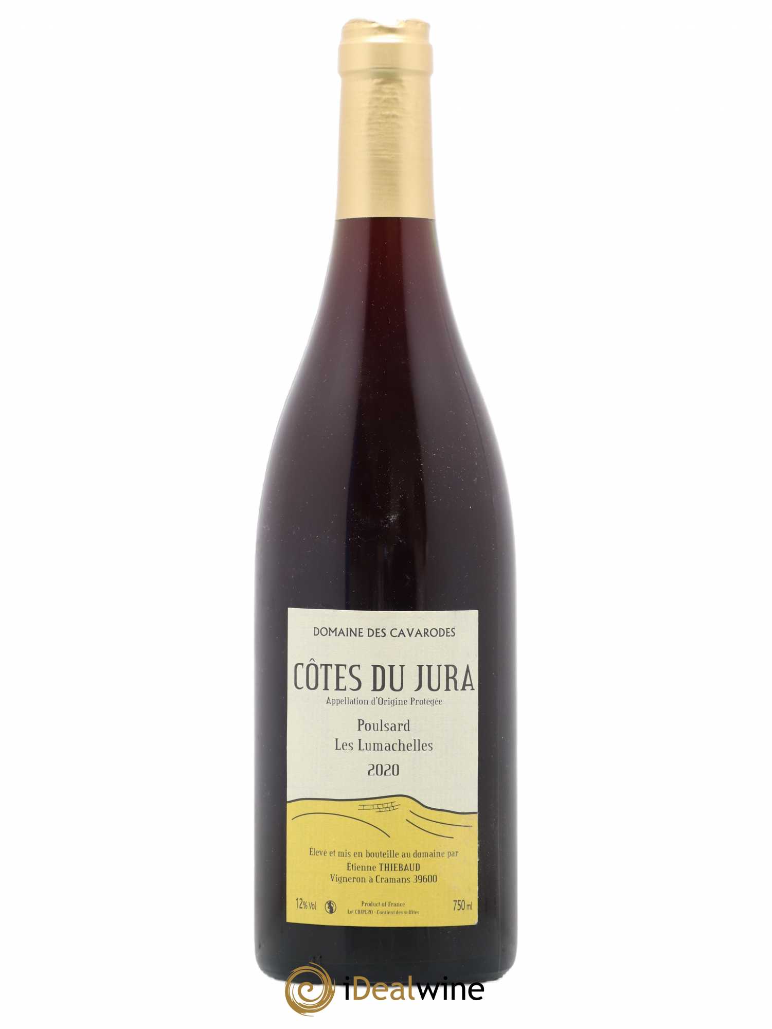 Côtes du Jura Poulsard Les Lumachelles Cavarodes (Domaine des) - Etienne Thiébaud 2020 - Lot de 1 bouteille - 0
