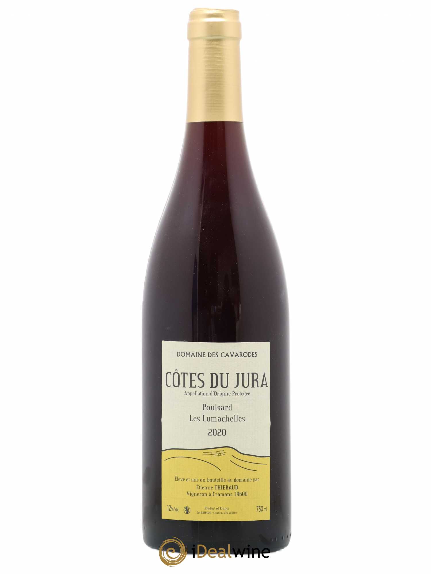 Côtes du Jura Poulsard Les Lumachelles Cavarodes (Domaine des) - Etienne Thiébaud 2020 - Lot de 1 bouteille - 0