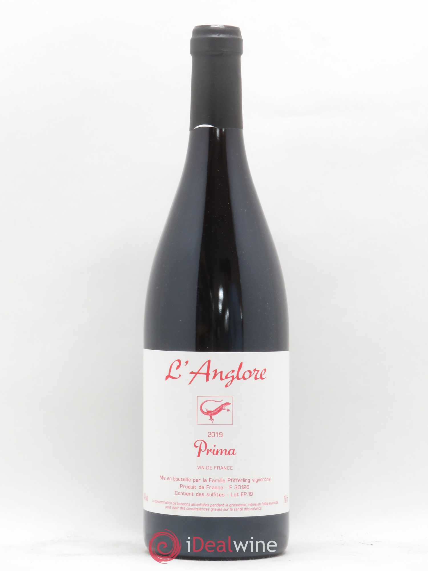 Vin de France Prima L'Anglore (sans prix de réserve) 2019 - Posten von 1 Flasche - 0