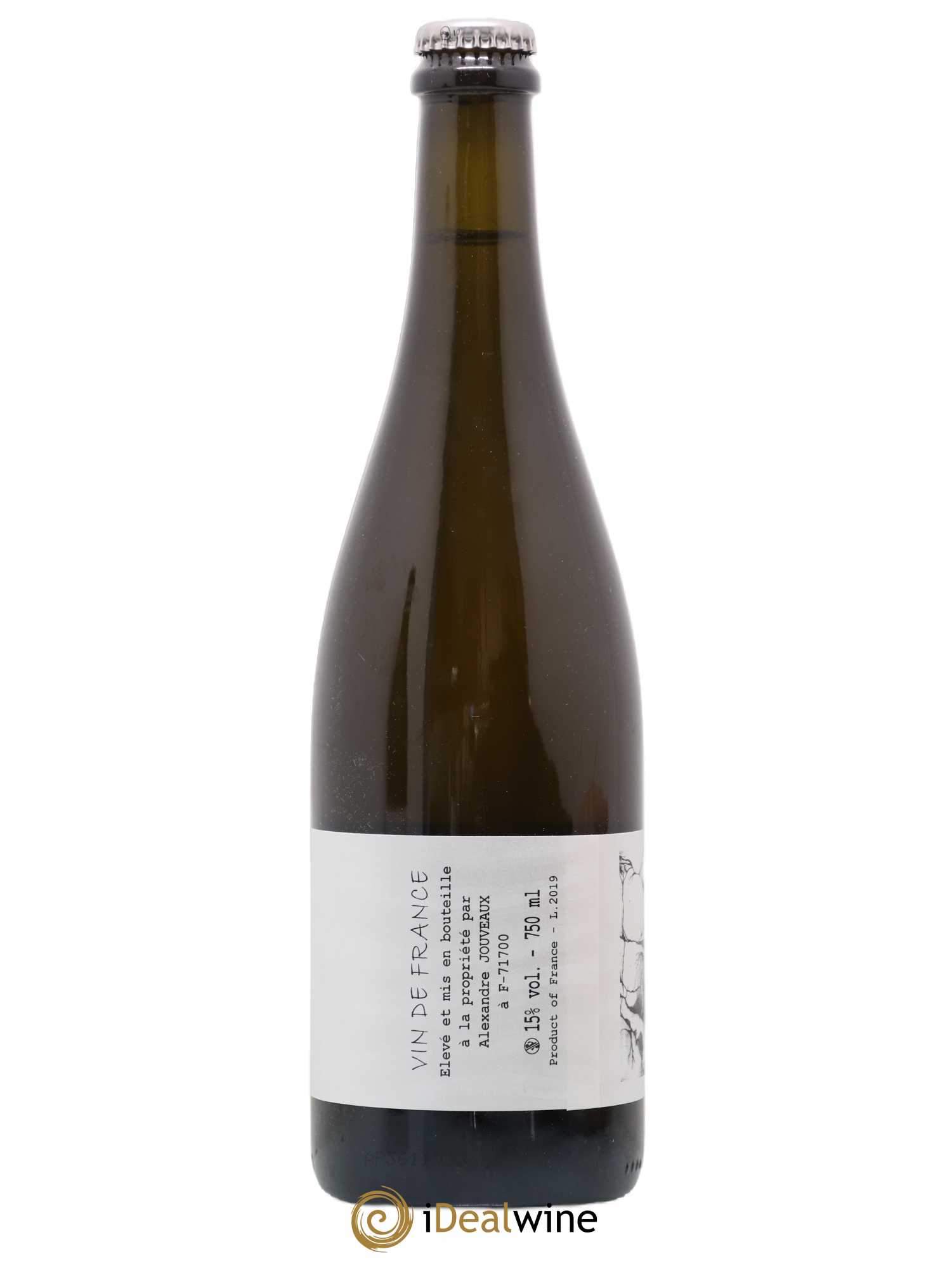 Vin de France Prety Alexandre Jouveaux 2019 - Lot de 1 bouteille - 1