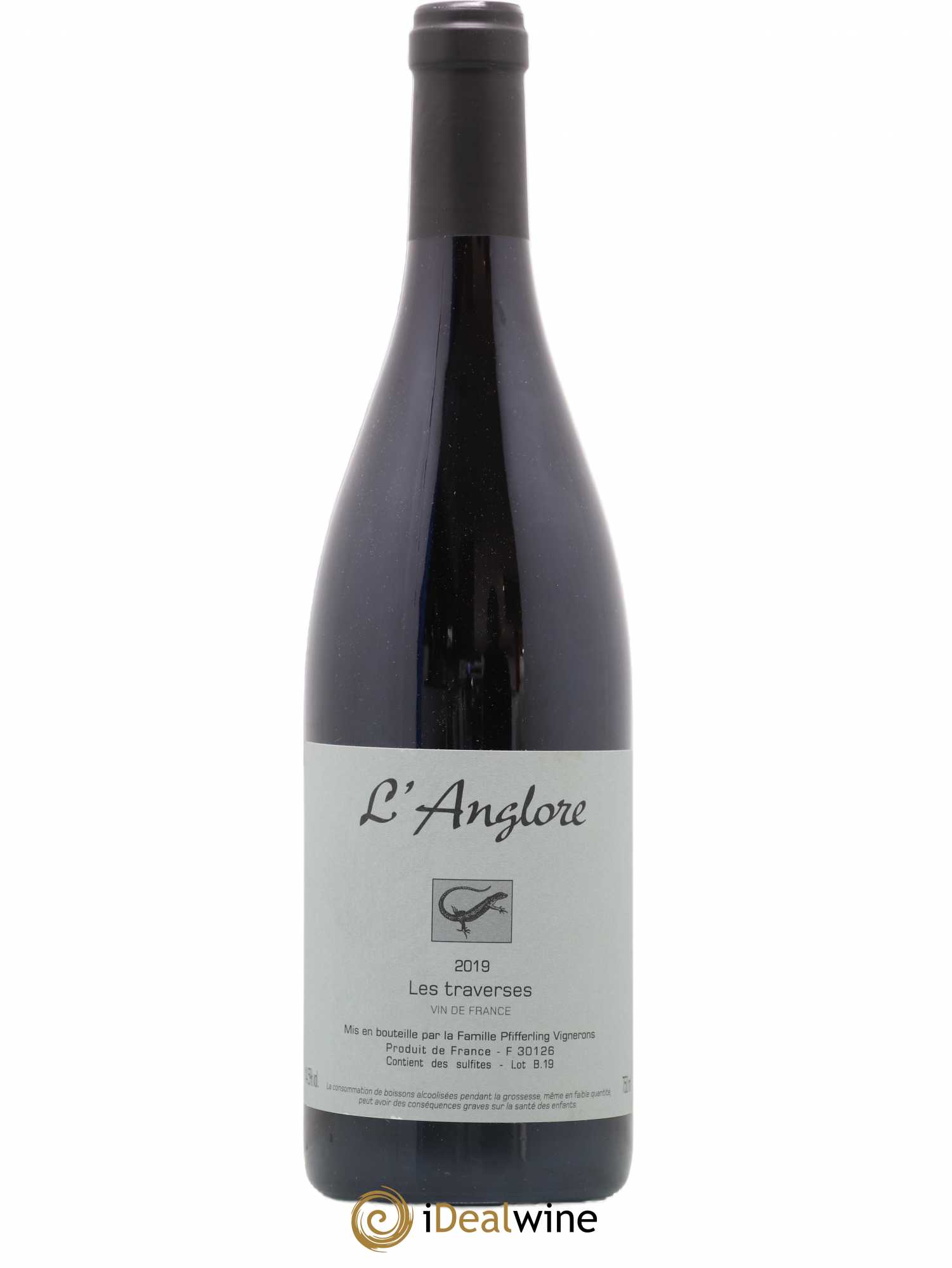 Vin de France Les Traverses L'Anglore 2019 - Lot de 1 bouteille - 0