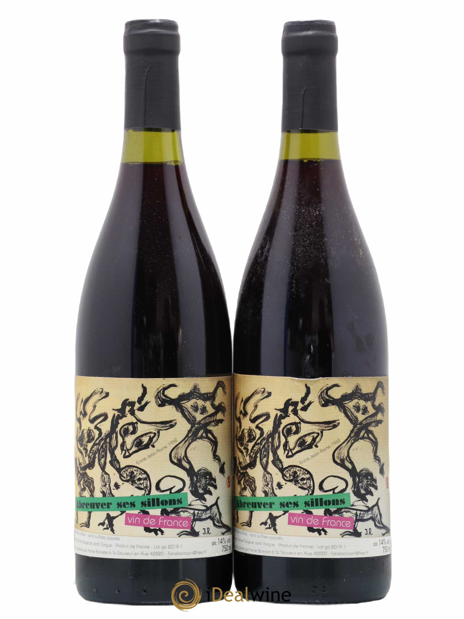 Vin de France Abreuver ses sillons Daniel Sage 2018 - Lot de 2 bouteilles - 0