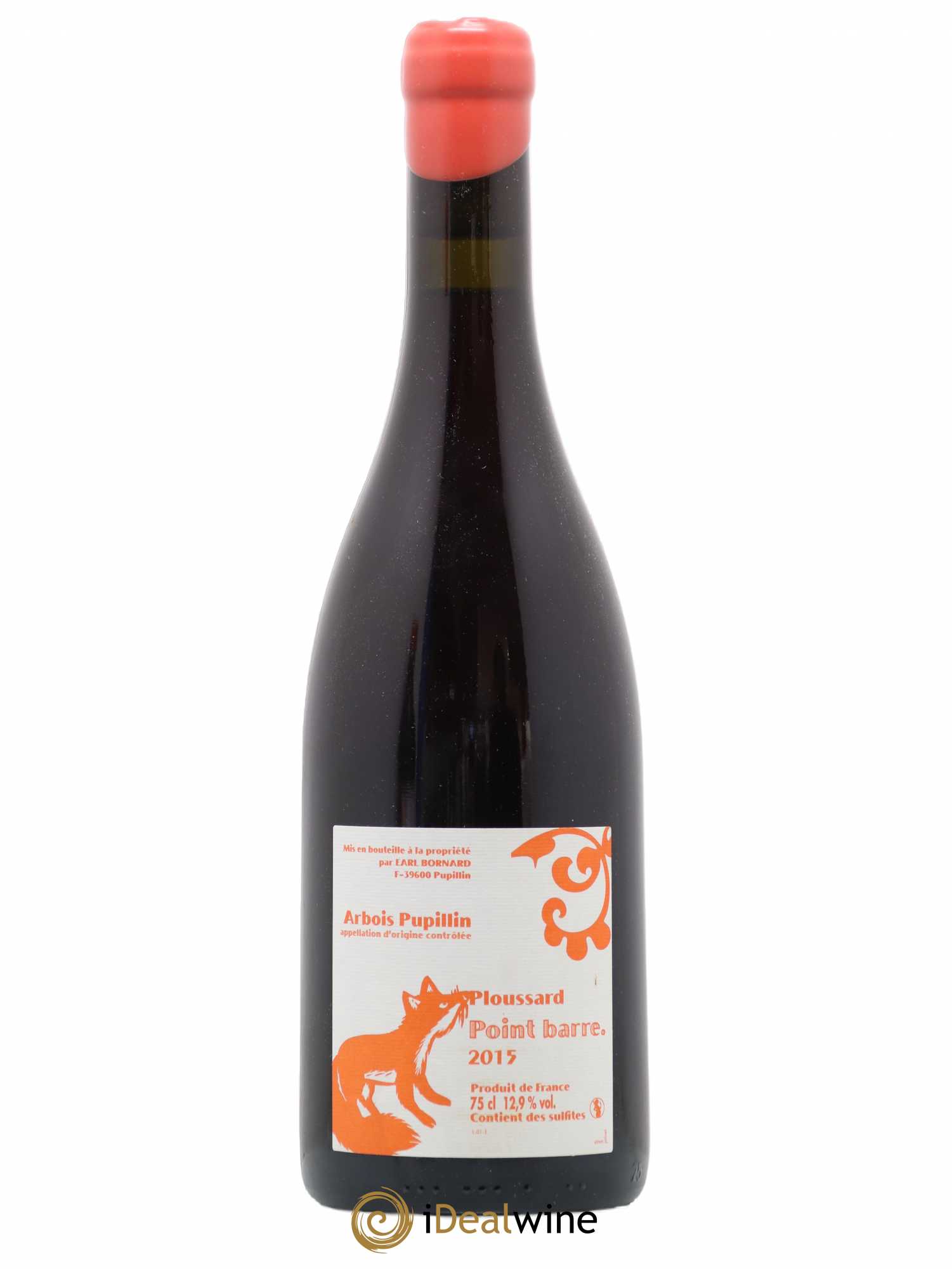 Arbois-Pupillin Ploussard Point Barre Bornard 2015 - Lot de 1 bouteille - 0