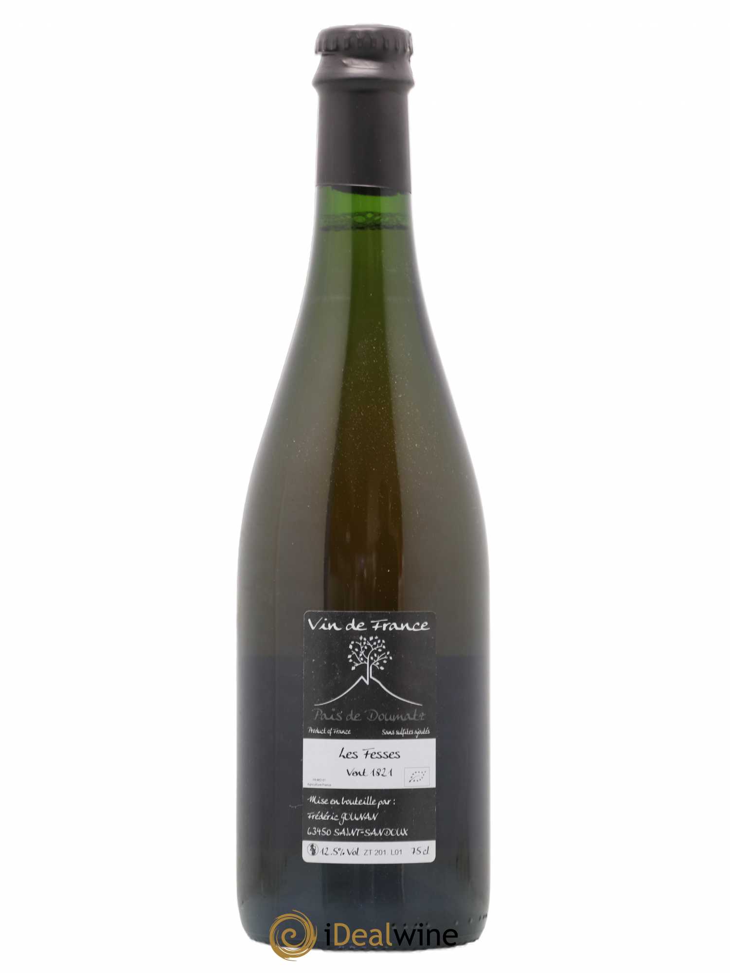 Vin de France Les Fesses Vignoble de l'Arbre Blanc 2018 - Lot de 1 bouteille - 1