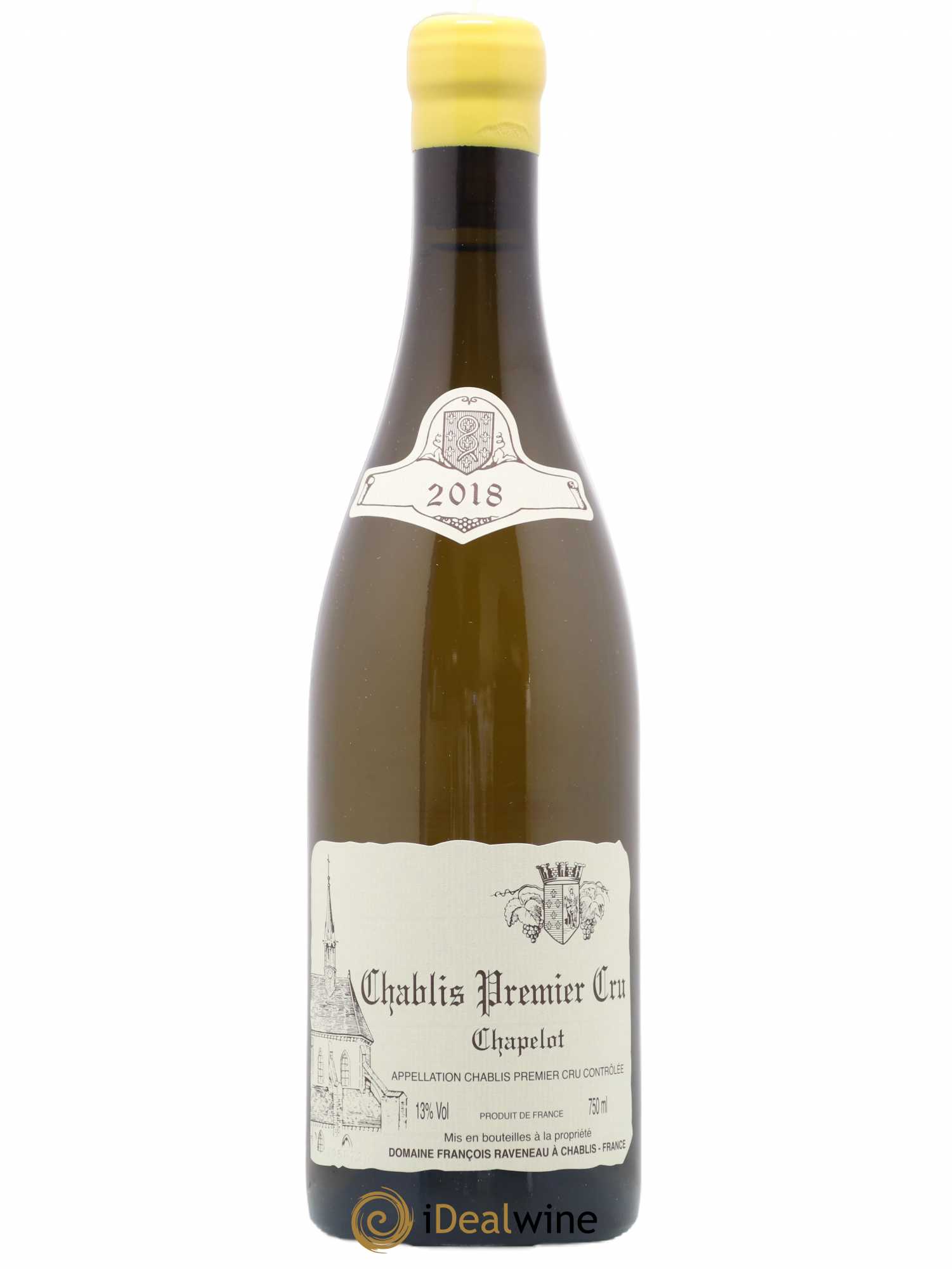 Chablis 1er Cru Chapelot Raveneau (Domaine) 2018 - Lot de 1 bouteille - 0