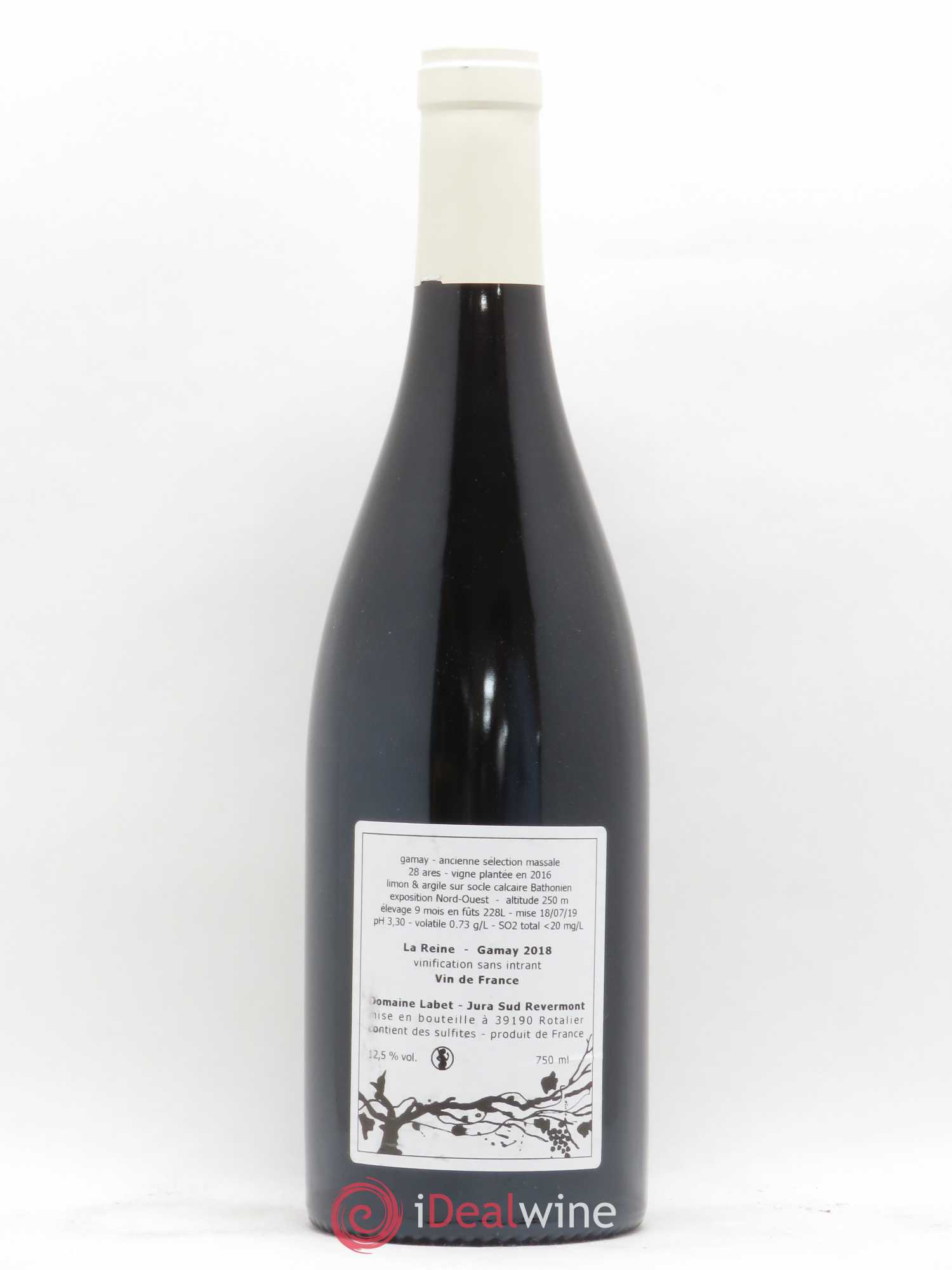 Vin de France Gamay La Reine Labet (Domaine) 2018 - Lot de 1 bouteille - 1