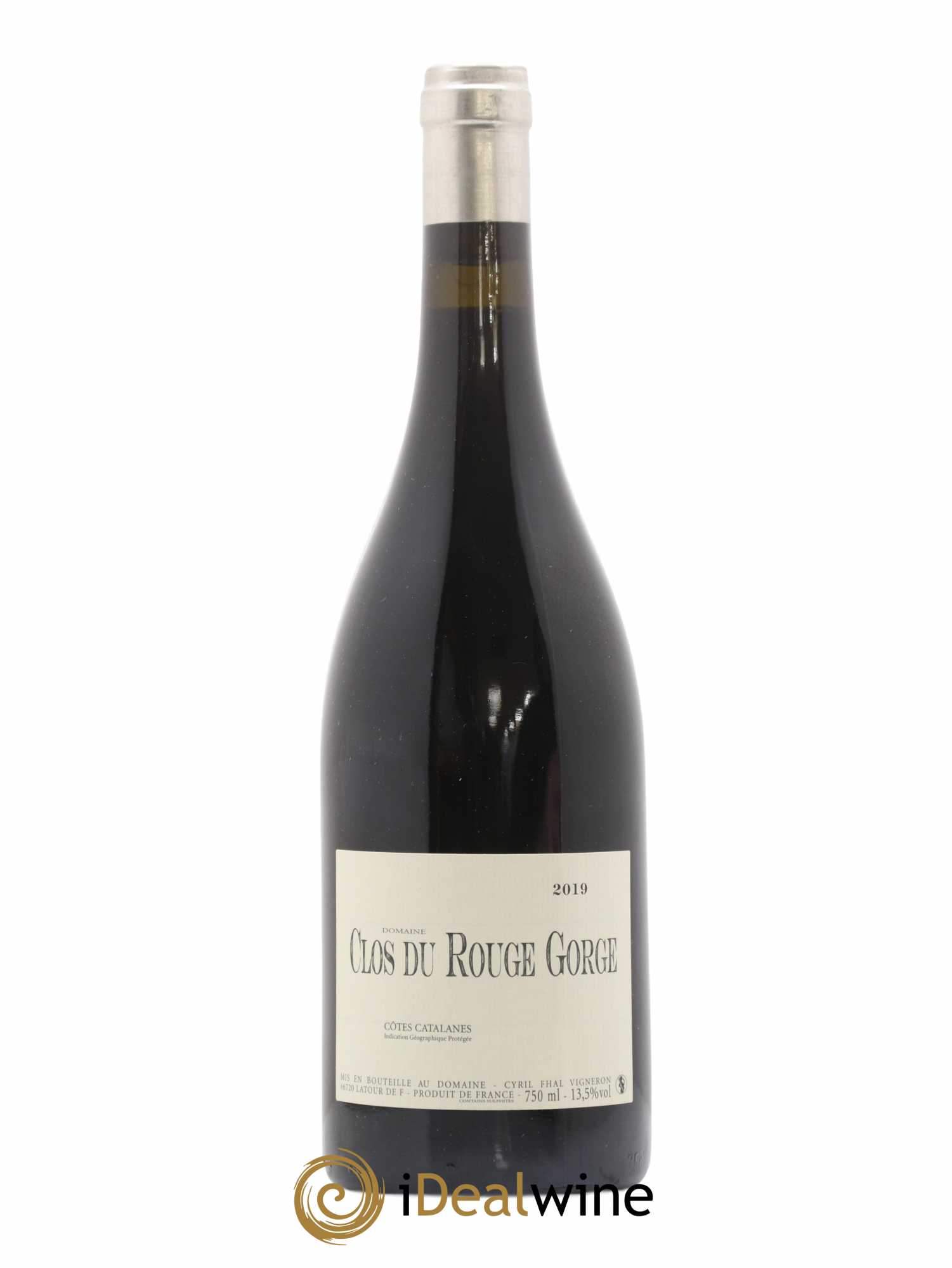 Côtes Catalanes Clos du Rouge Gorge Cyril Fhal 2019 - Lot de 1 bouteille - 0
