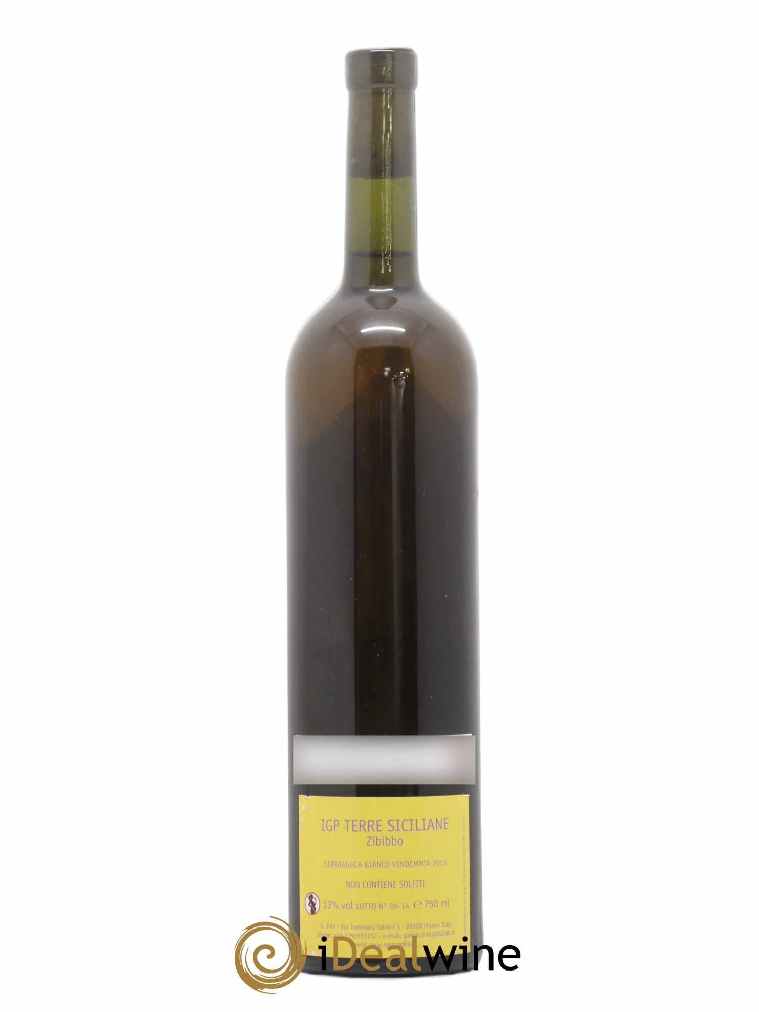 IGP Sicile Zibbibo Bianco Secco Azienda Agricola Serraghia 2013 - Posten von 1 Flasche - 1