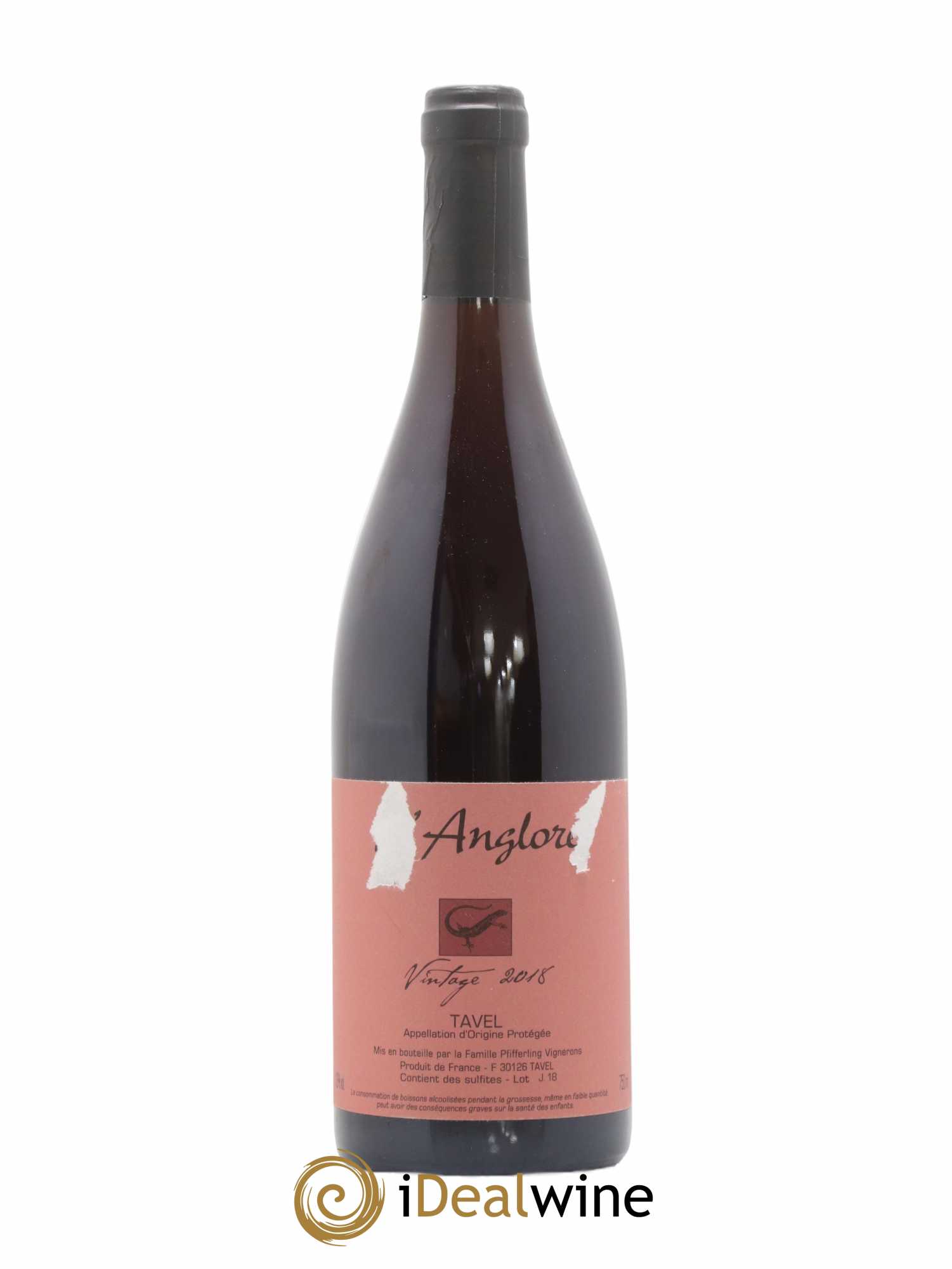 Tavel Vintage L'Anglore 2018 - Lot de 1 bouteille - 0