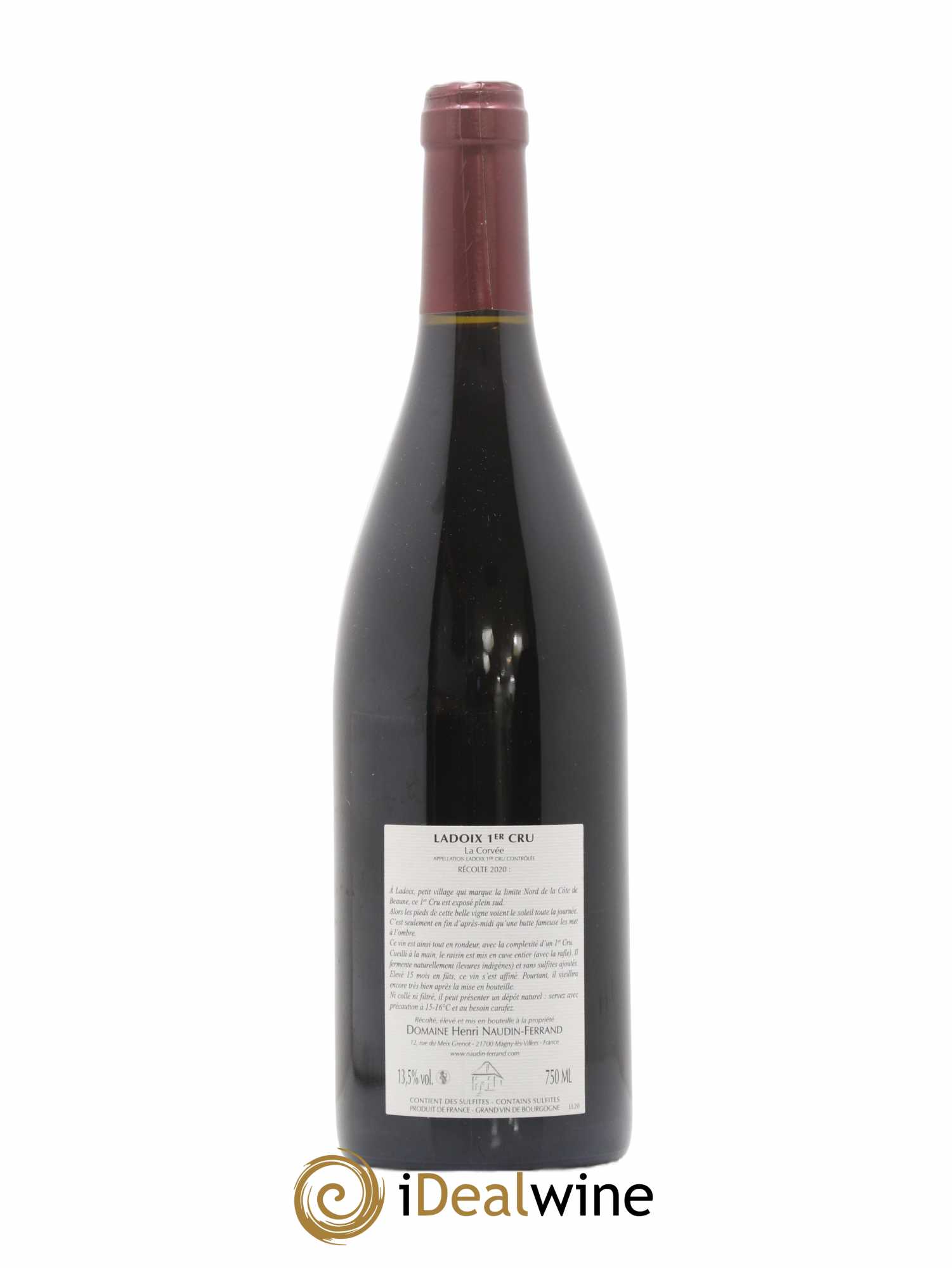 Ladoix 1er Cru La Corvée Naudin-Ferrand (Domaine) 2020 - Lot de 1 bouteille - 1