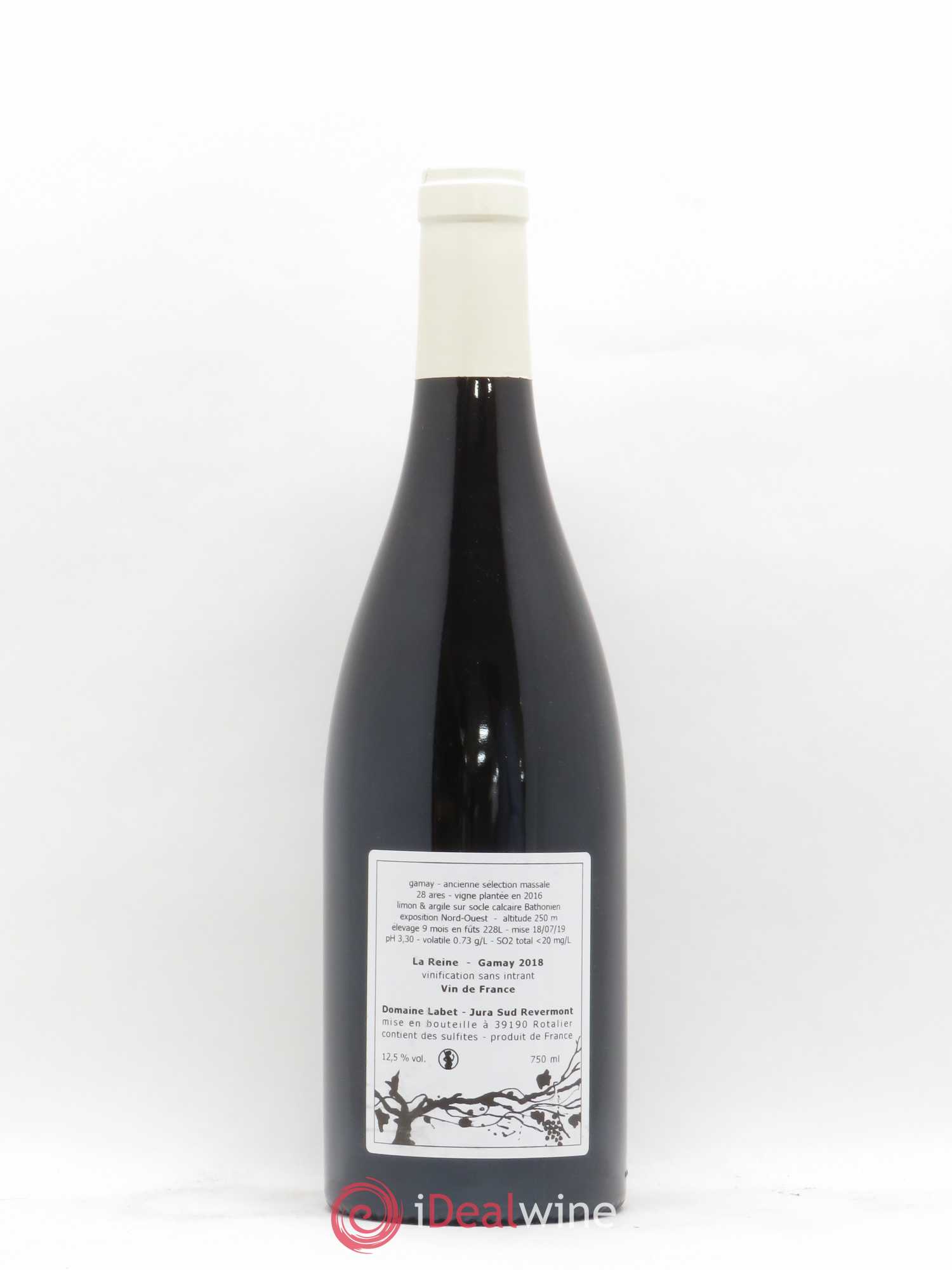 Vin de France Gamay La Reine Labet (Domaine) 2016 - Lot de 1 bouteille - 1