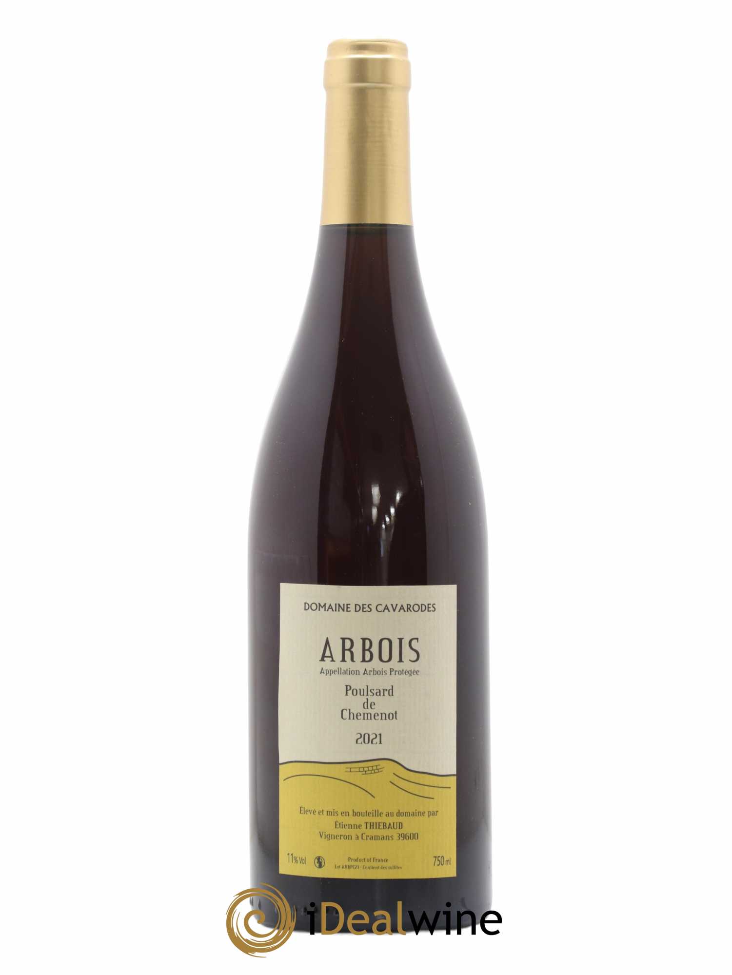 Arbois Poulsard de Chemenot Cavarodes (Domaine des) - Etienne Thiébaud 2021 - Lot of 1 bottle - 0