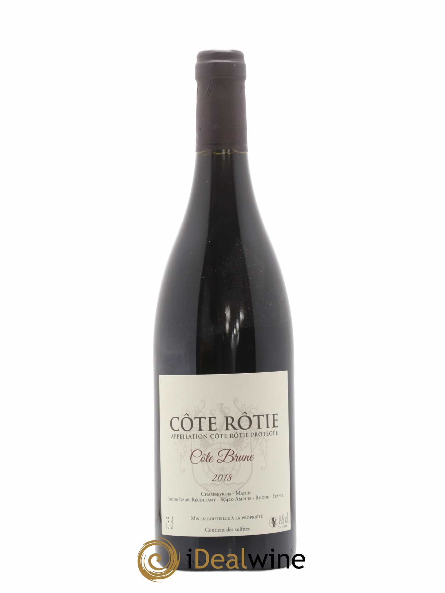 Côte-Rôtie Côte Brune Chambeyron Manin 2018 - Posten von 1 Flasche - 0