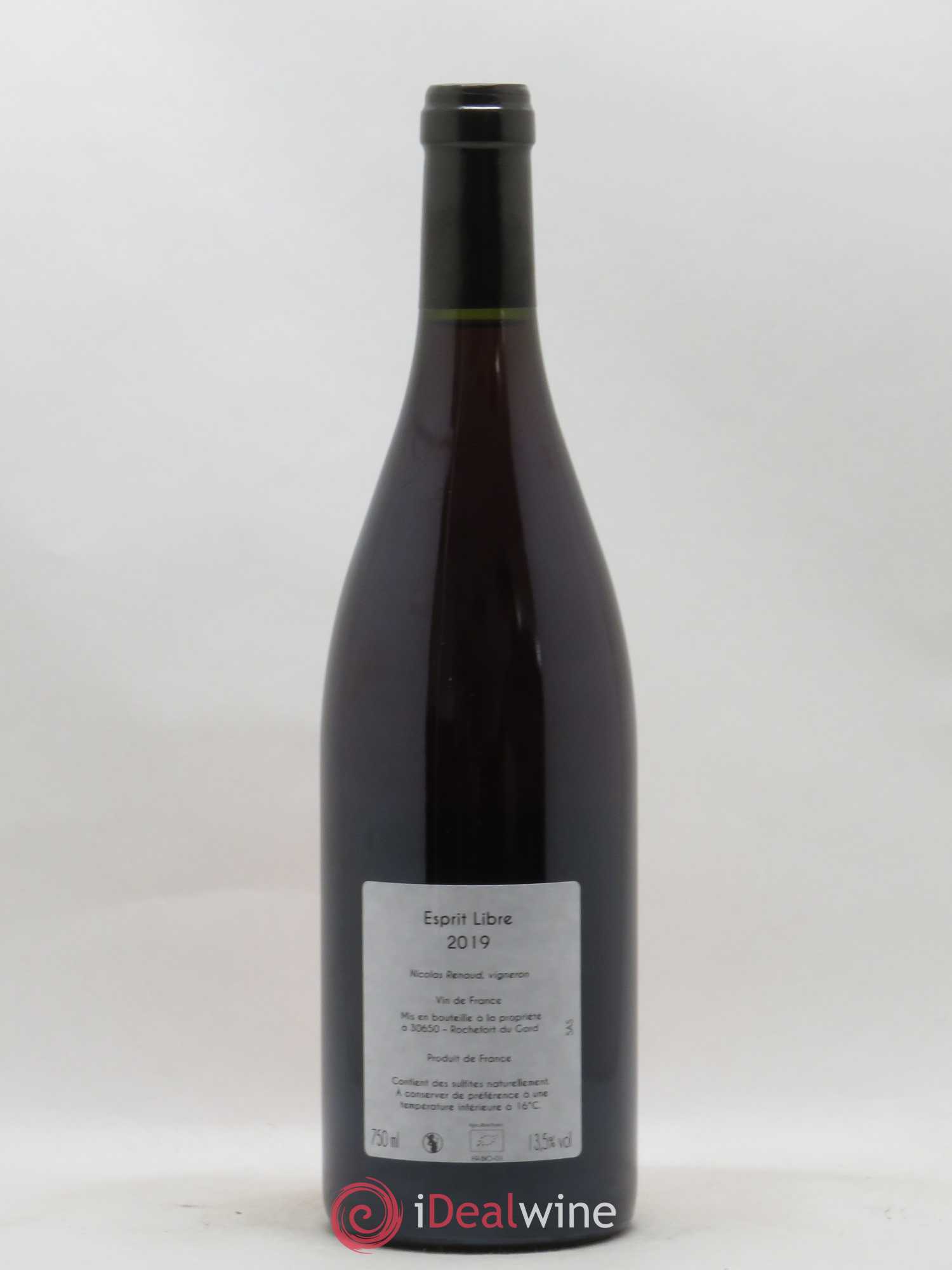 Vin de France Esprit Libre Clos des Grillons 2019 - Lot de 1 bouteille - 1