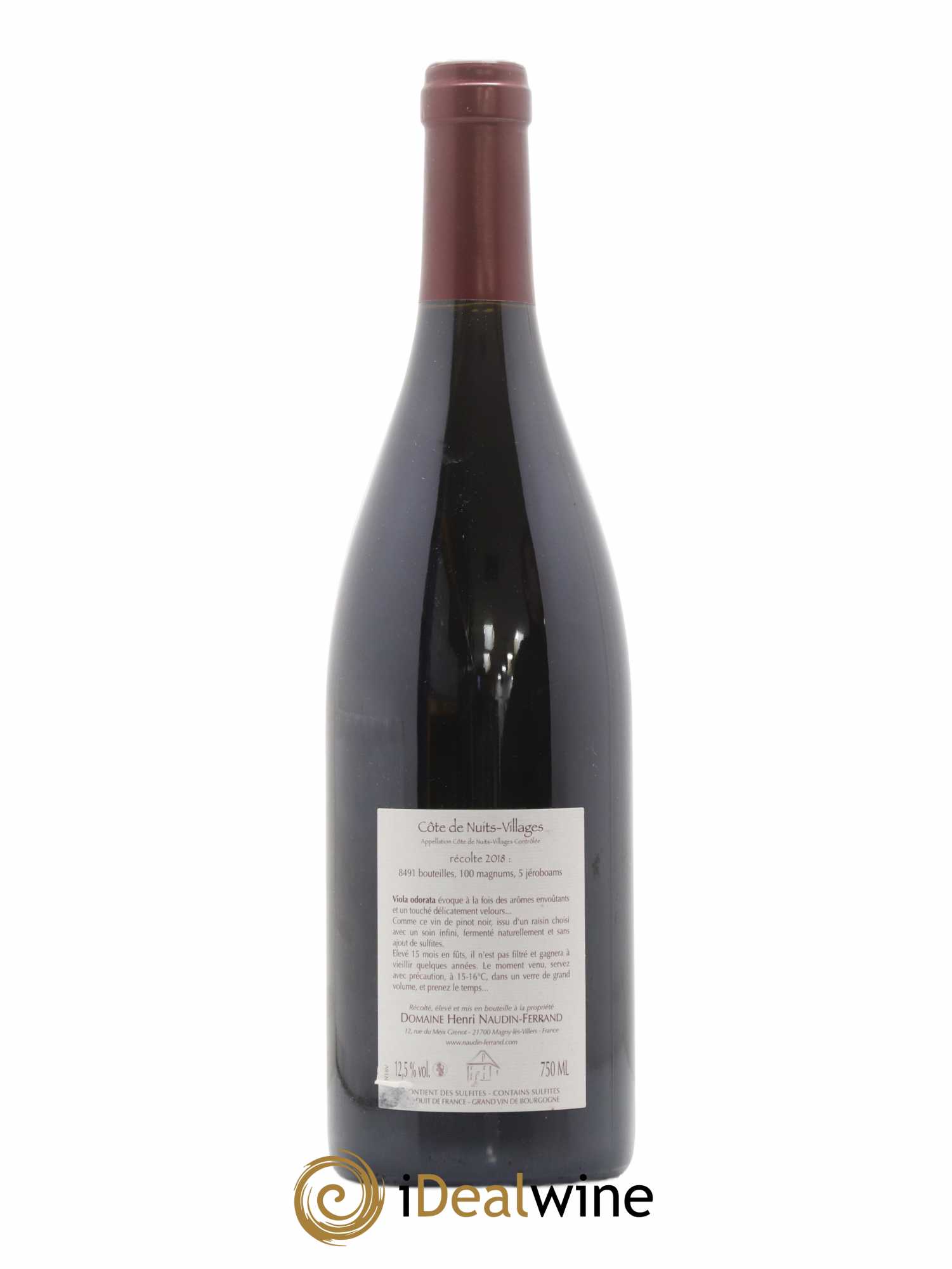 Côte de Nuits-Villages Viola Odorata Naudin-Ferrand (Domaine) 2018 - Lot of 1 bottle - 1