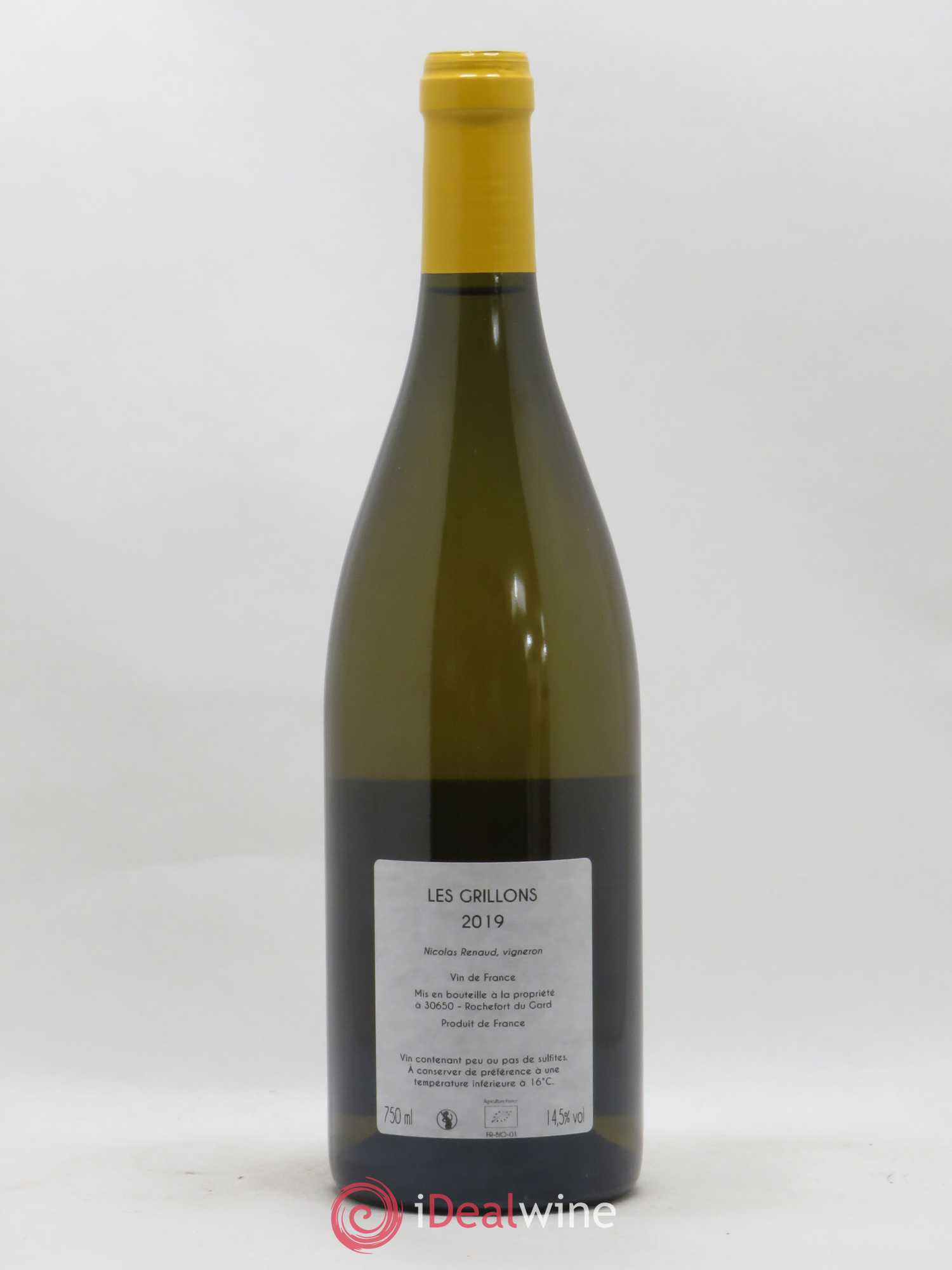 Vin de France Les Grillons Clos des Grillons 2019 - Lot de 1 bouteille - 1